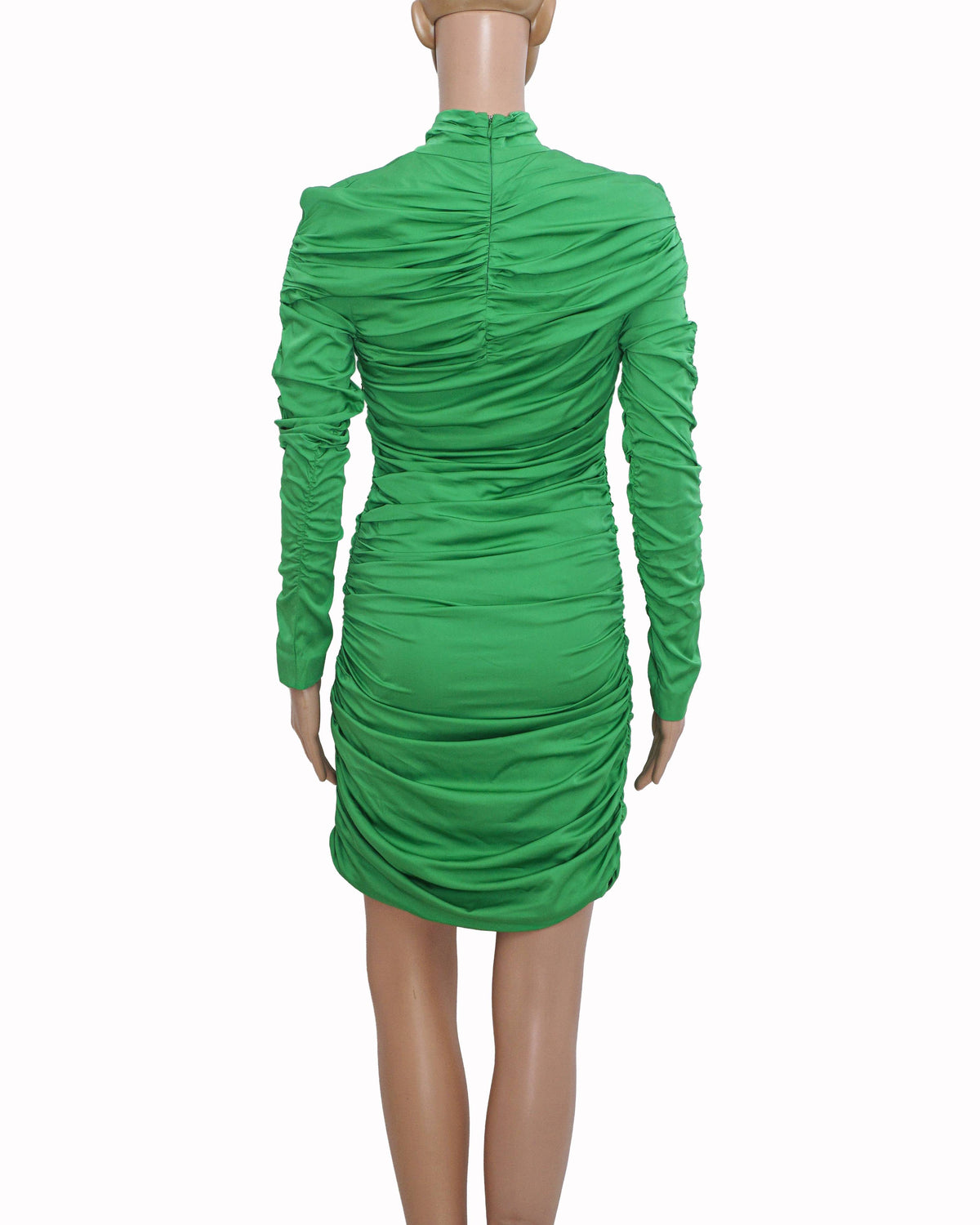 Stella McCartney Faye Ruched Jersey Mini Dress