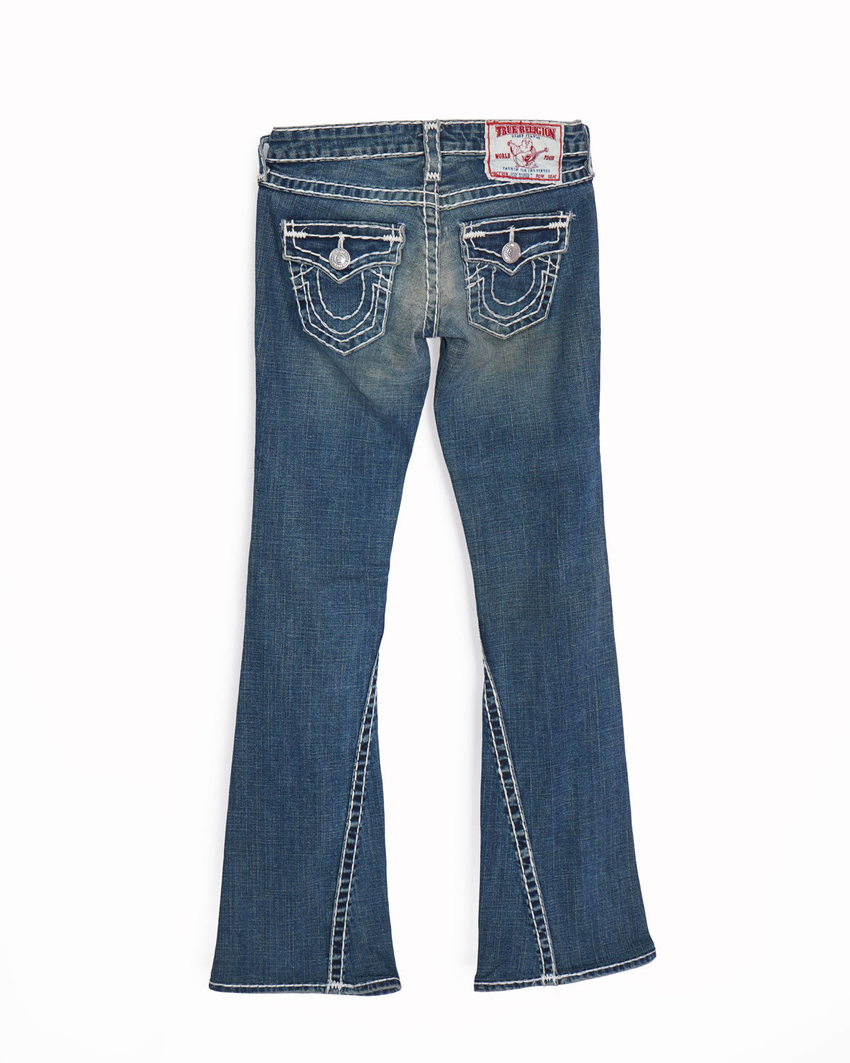 True Religion 
Vintage blue Boot cut jeans