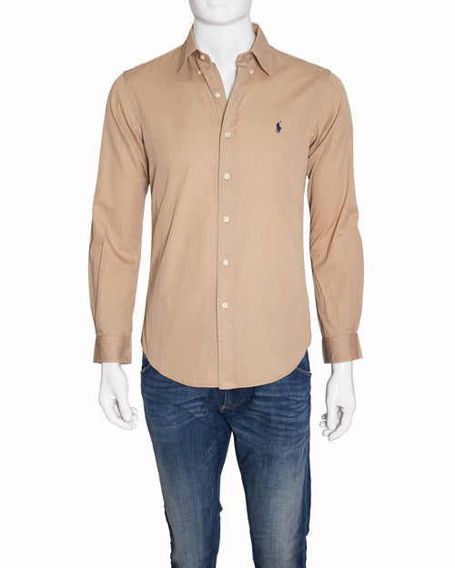 Ralph Lauren beige full sleeves shirt
