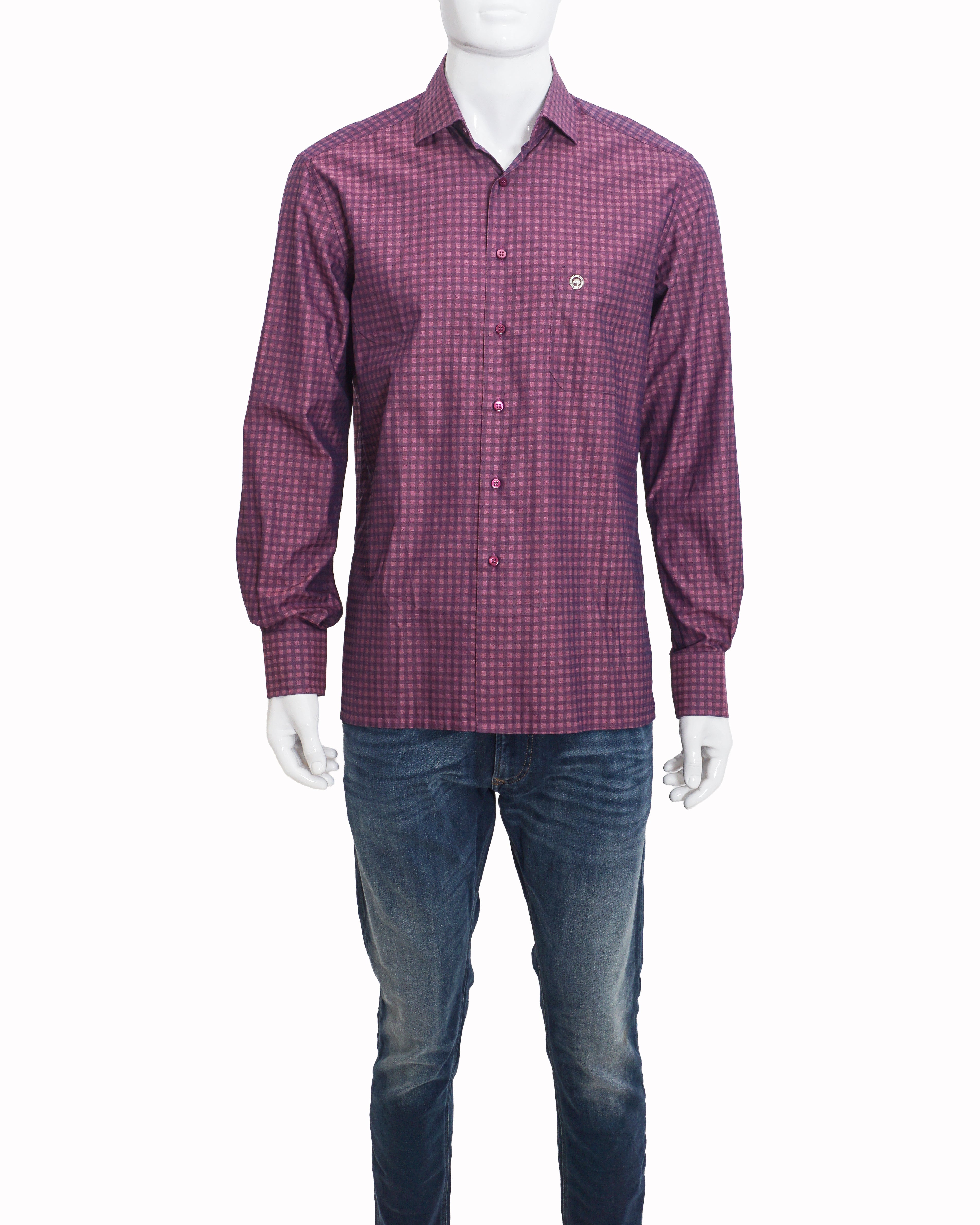 Stefano Ricci Plaid Print Long Sleeve Shirt