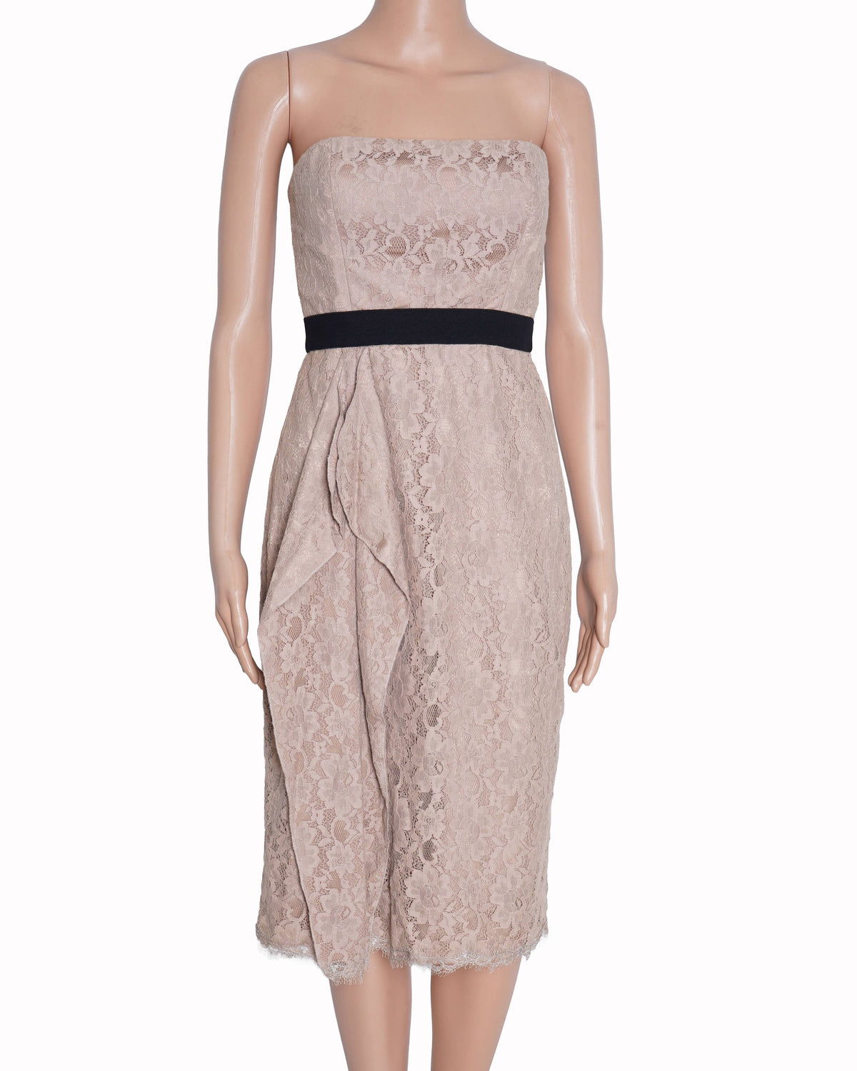 New BCBG Max Azria alexandra strapless lace dress