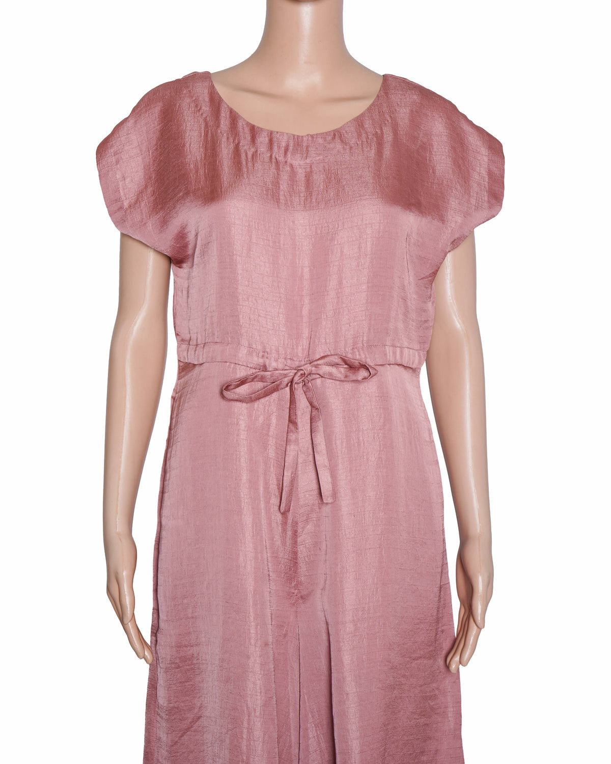 Harsh Harsh Dusty Pink Dupion Silk Jumpsuit