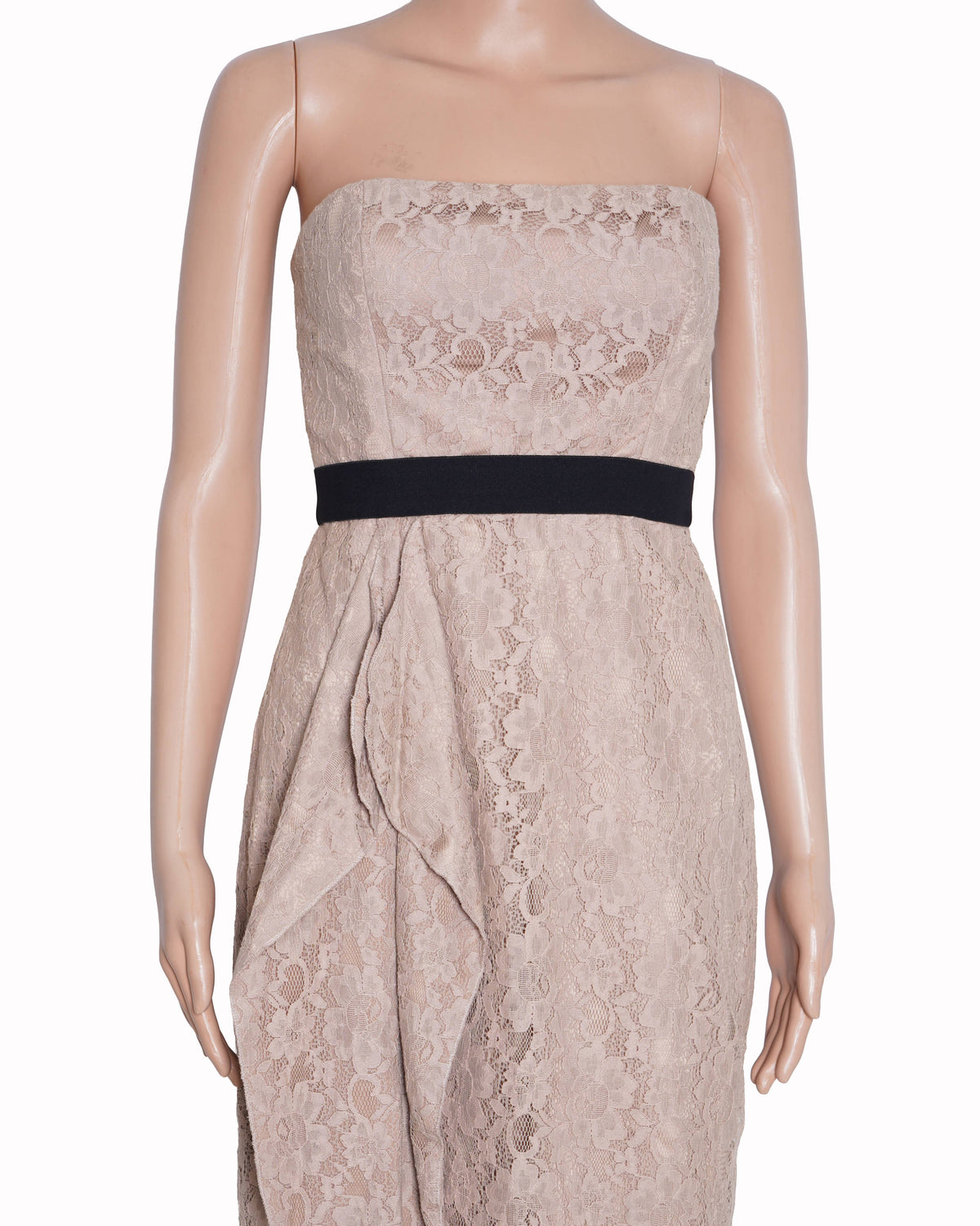 New BCBG Max Azria alexandra strapless lace dress