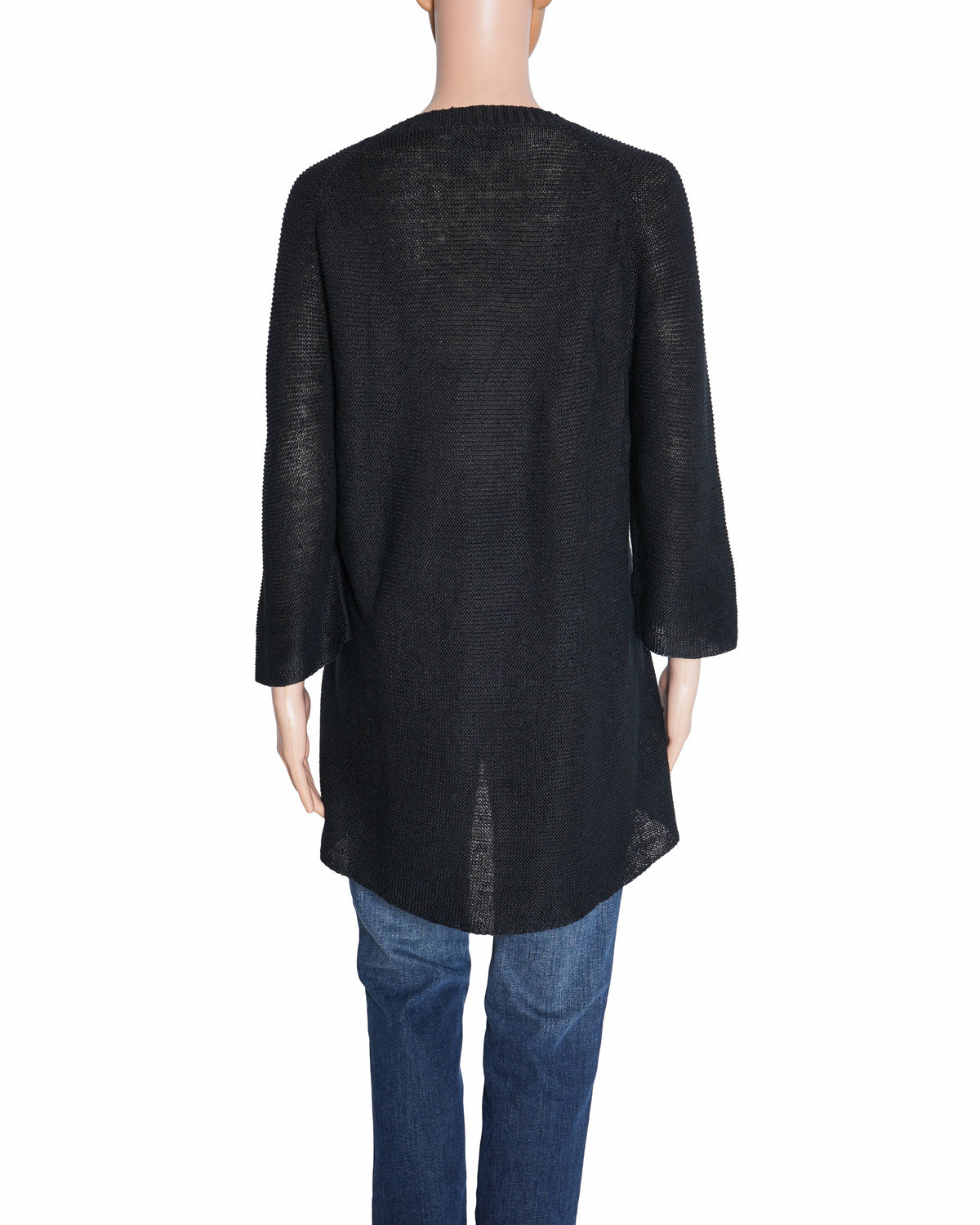 Lauren By Ralph Lauren Black Full Sleeve Top