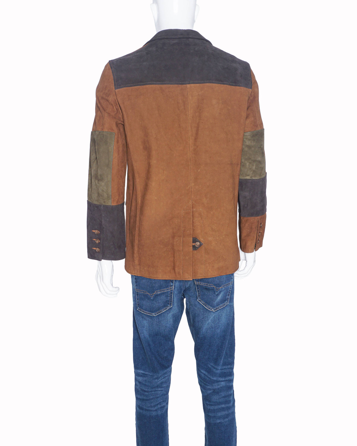 Robert Graham Multi-Texture Patchwork Structured Blazer