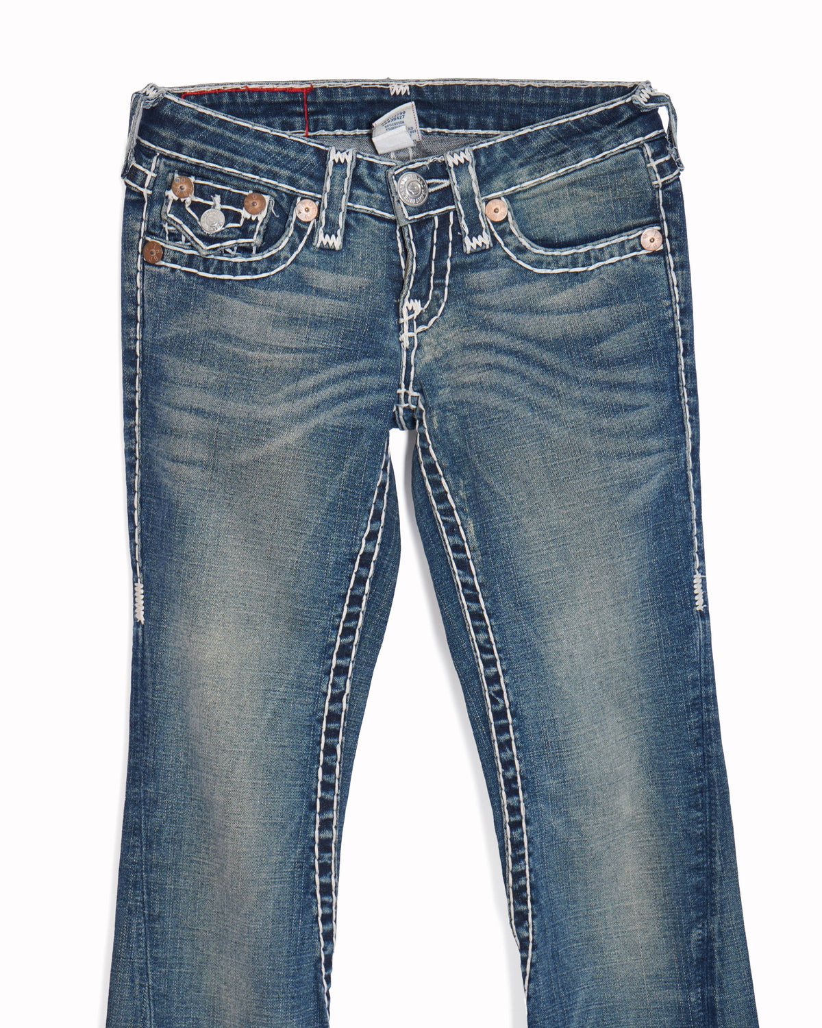 True Religion 
Vintage blue Boot cut jeans