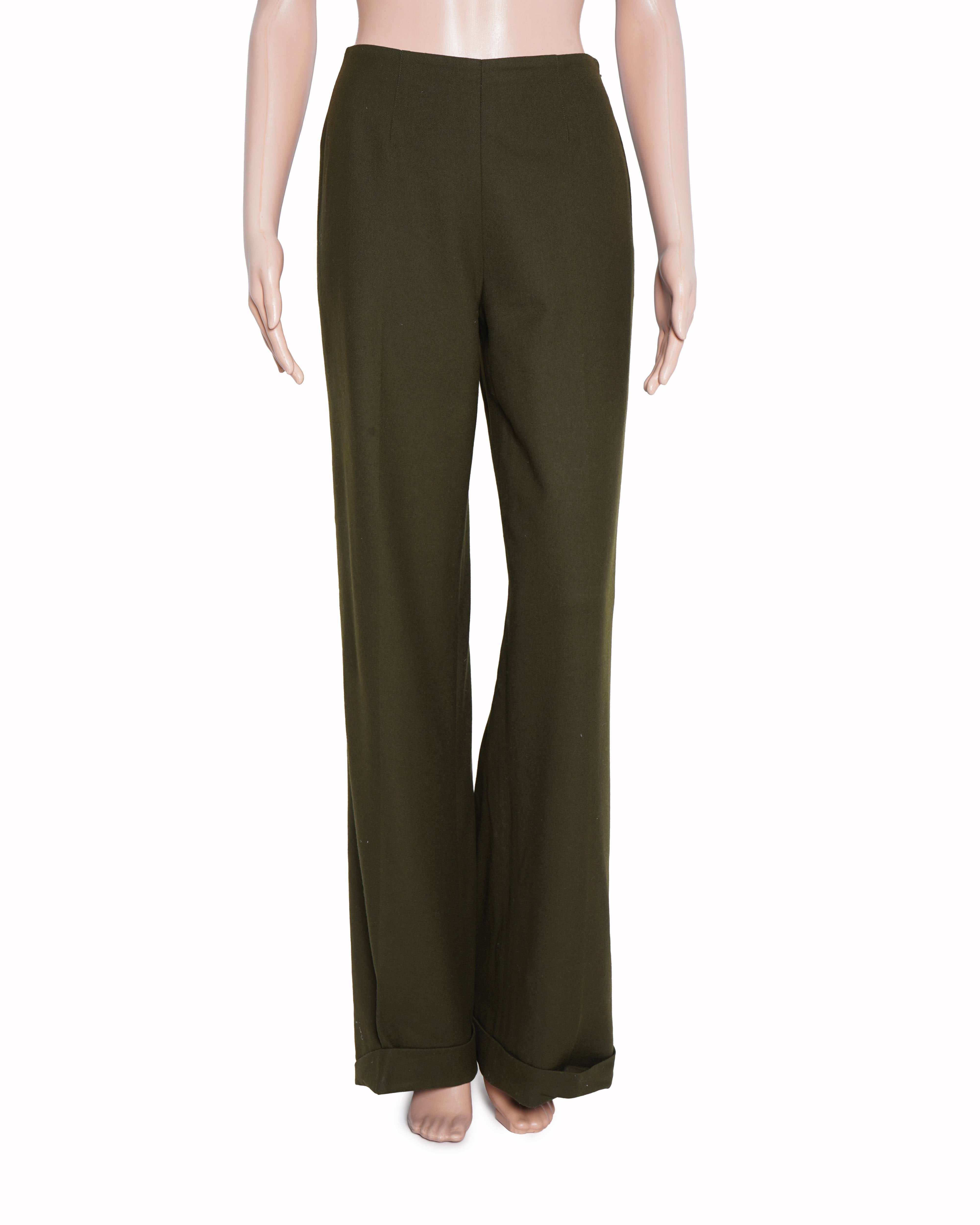 Ralph Lauren Woolen Olive Pants