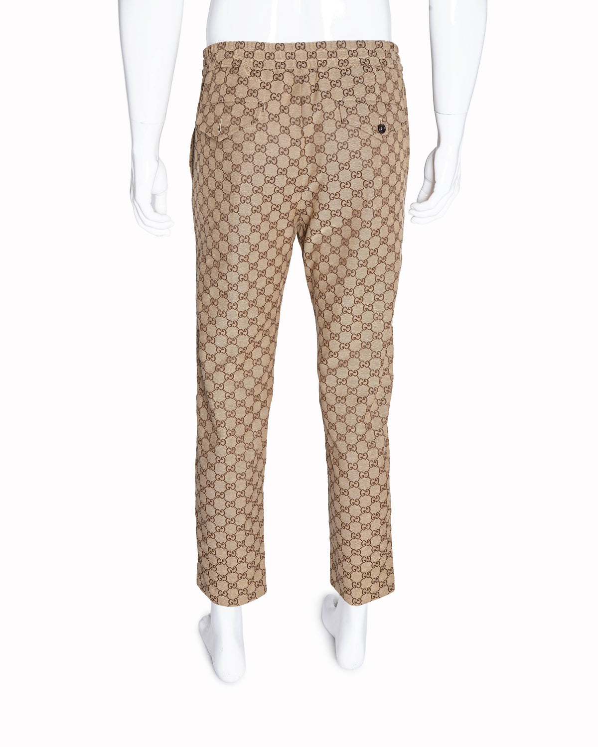 Gucci Monogram GG Supreme Cotton Canvas Track Pants