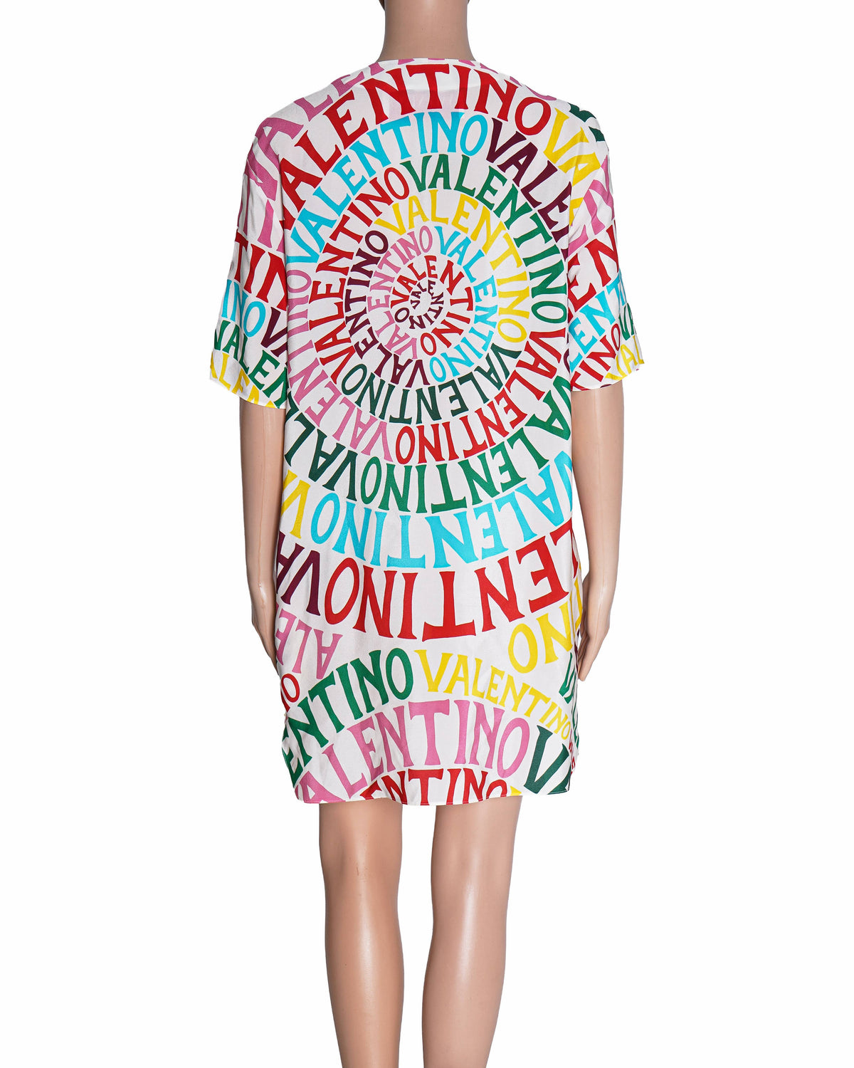 Valentino Loop Crepe de Chine Mini Dress