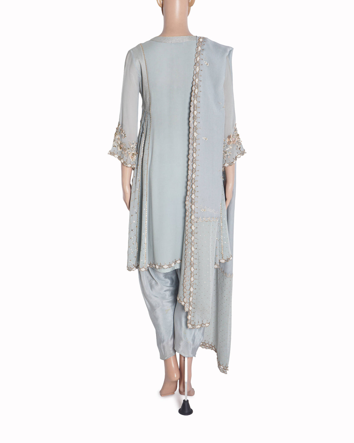 A&R by Rhea Kapoor Mukaish Georgette Kalidar Kurta & Dhoti Set