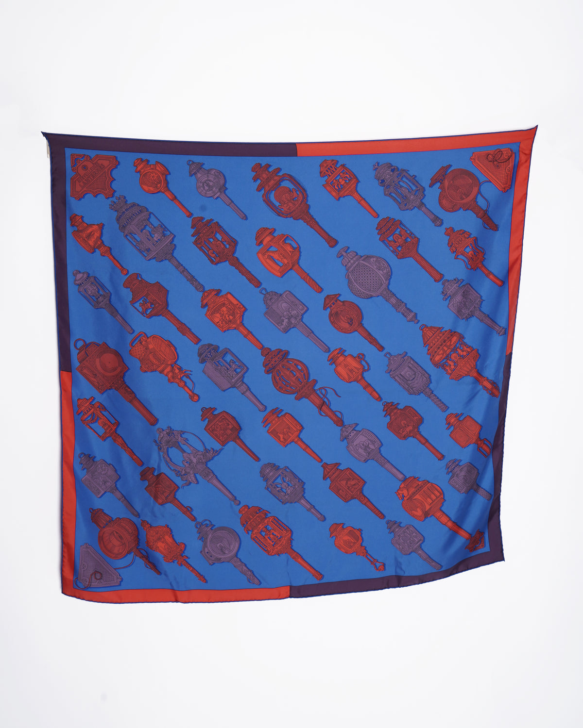 Hermès carres gavroche merveilleuses lanternes silk scarf