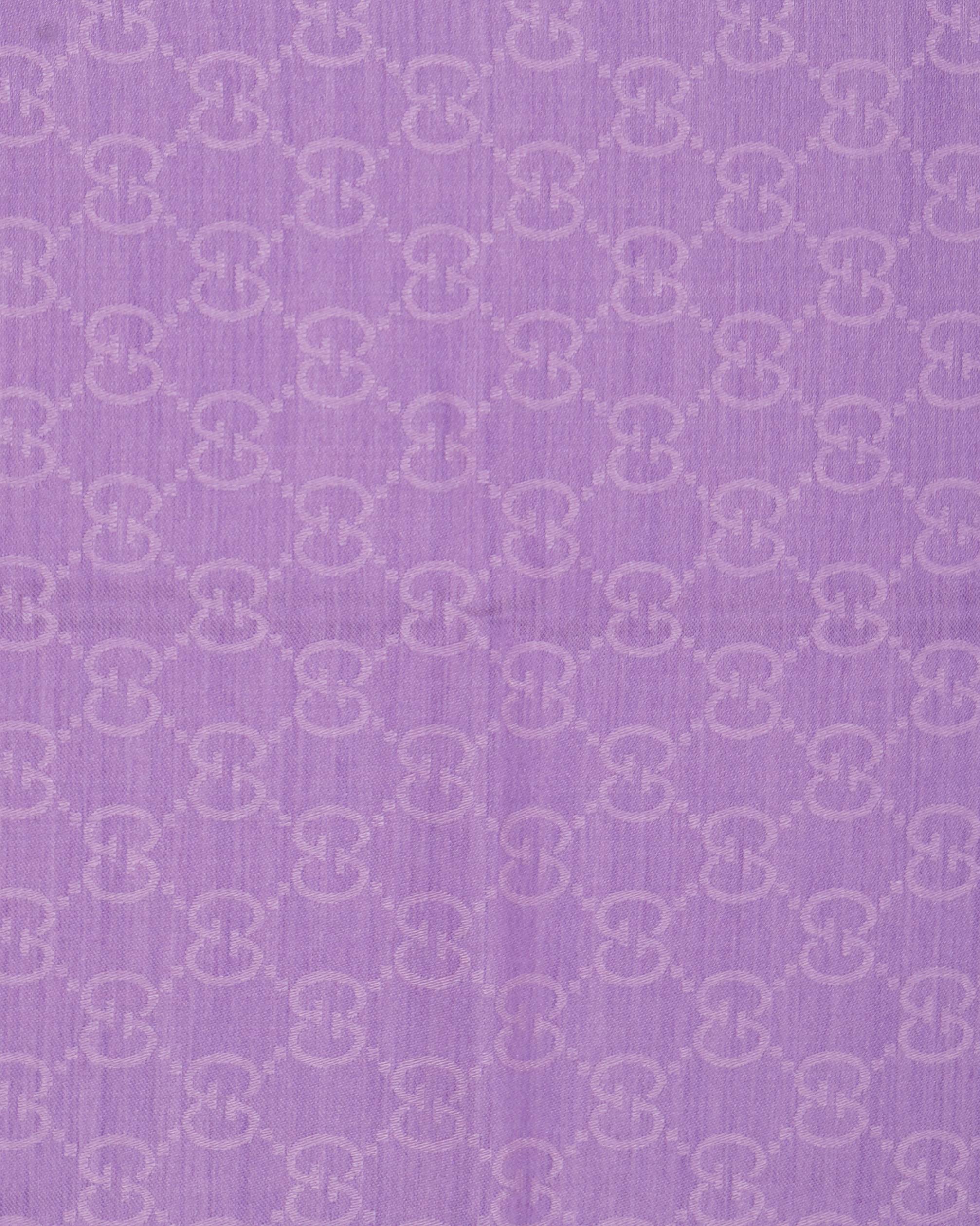 New Gucci GG wool silk scarf