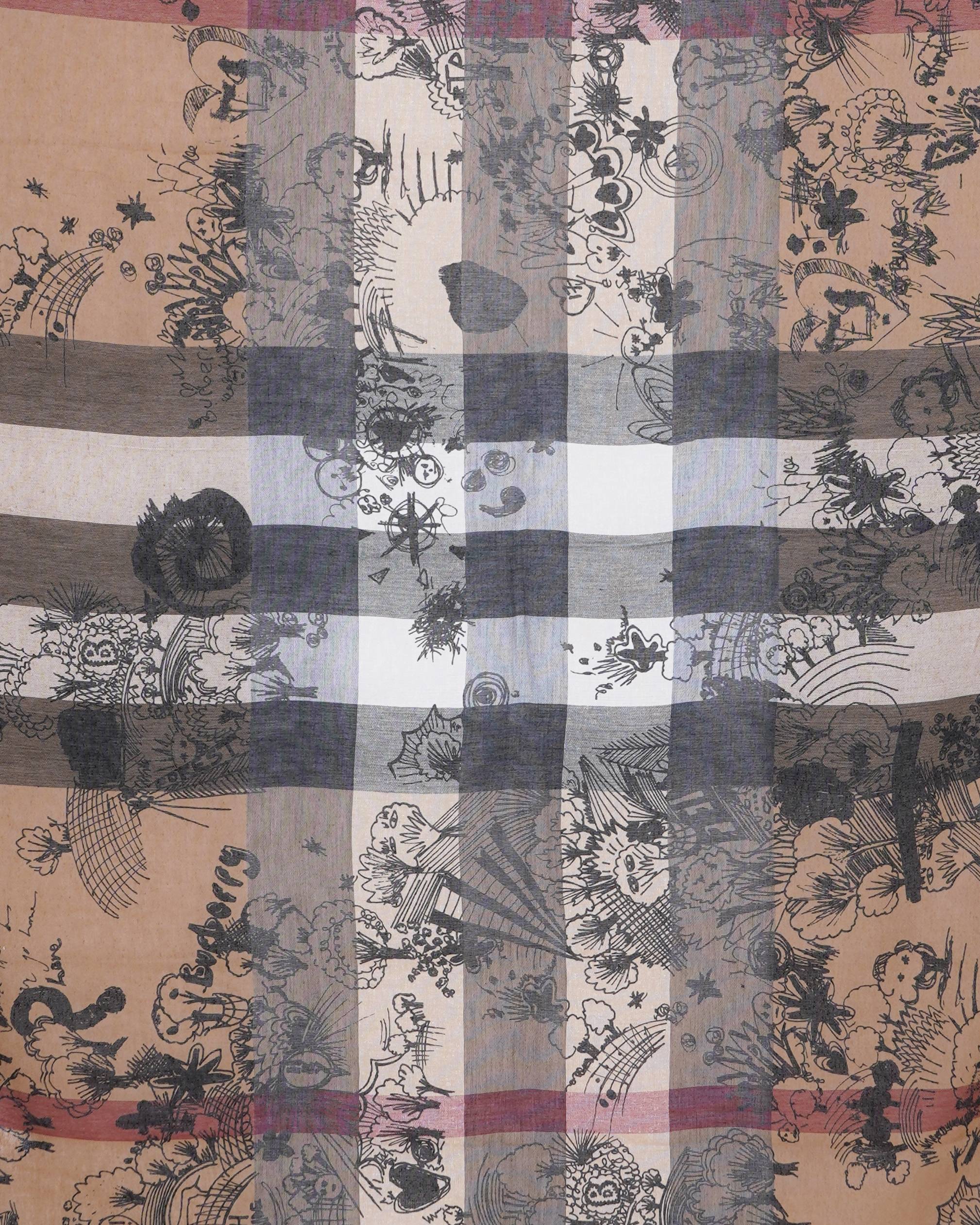 Burberry printed stole