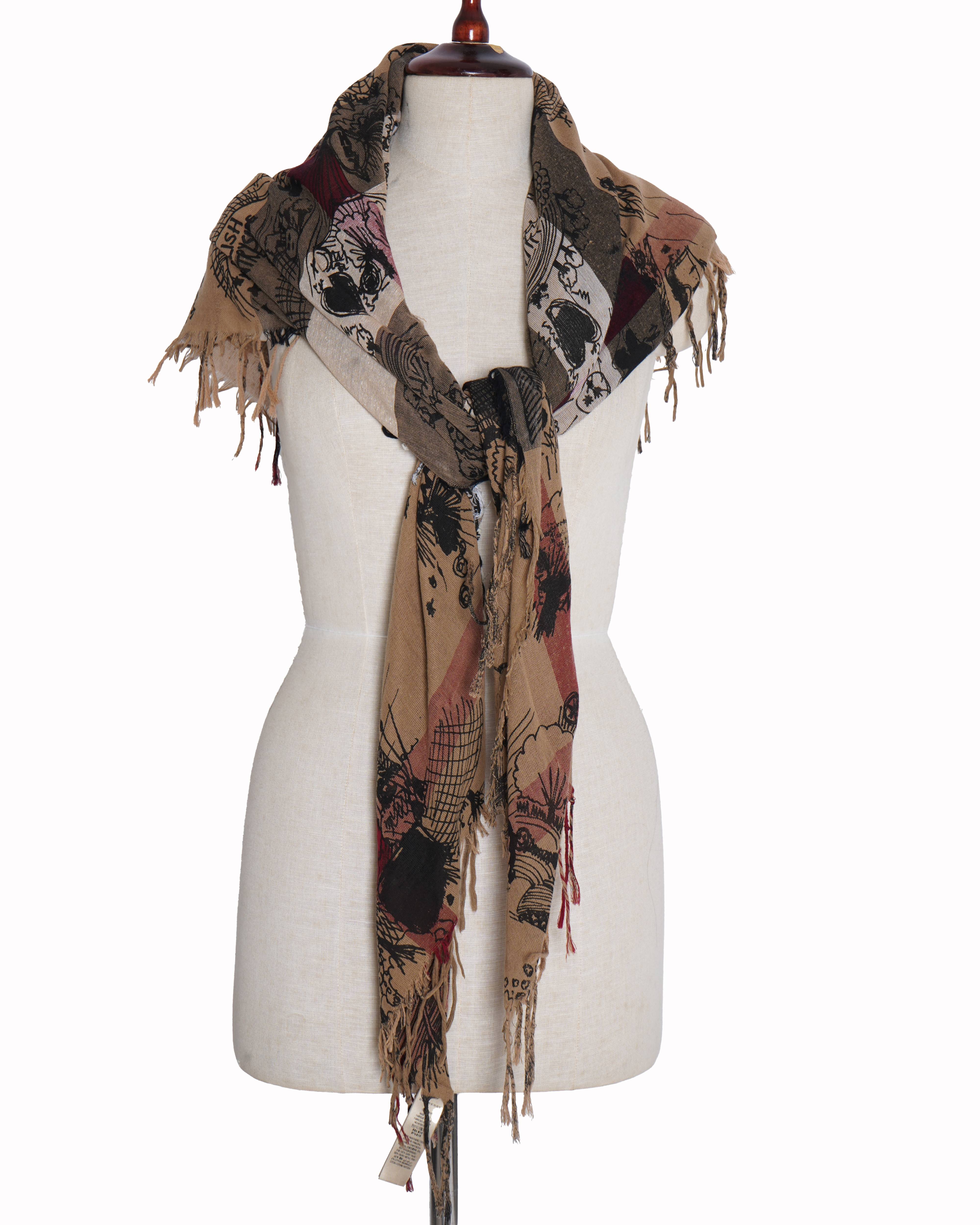 Burberry printed stole
