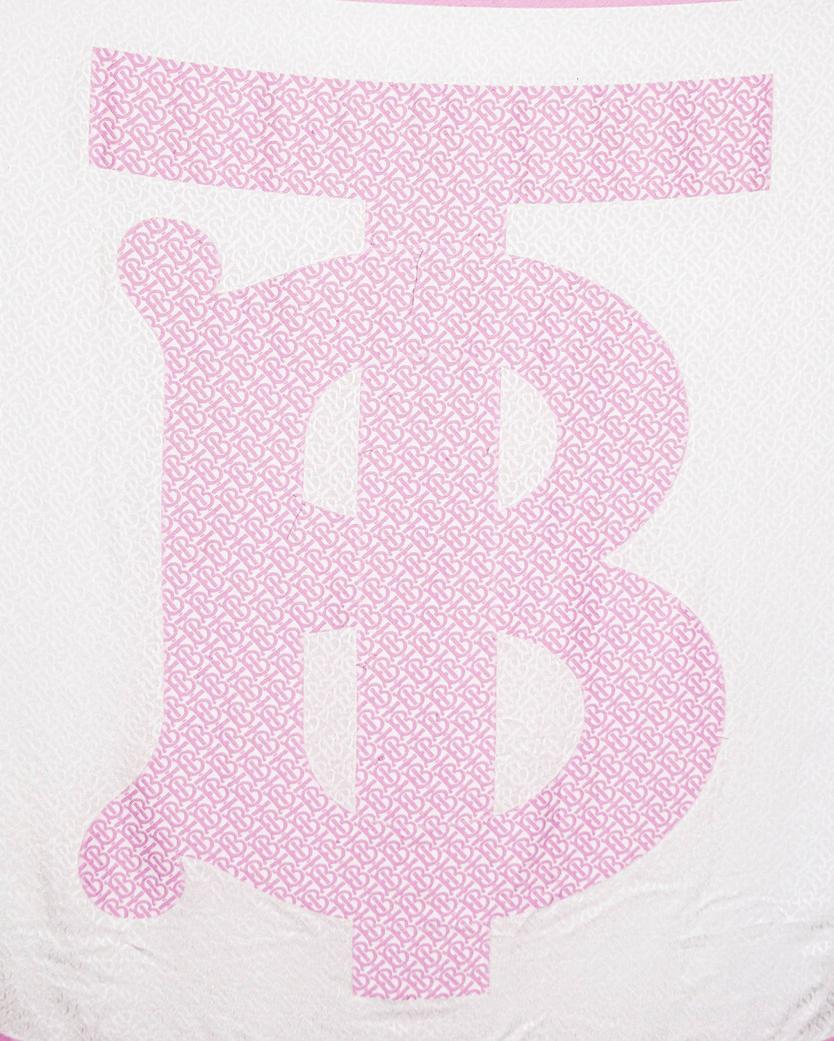 New Burberry stole pink and white