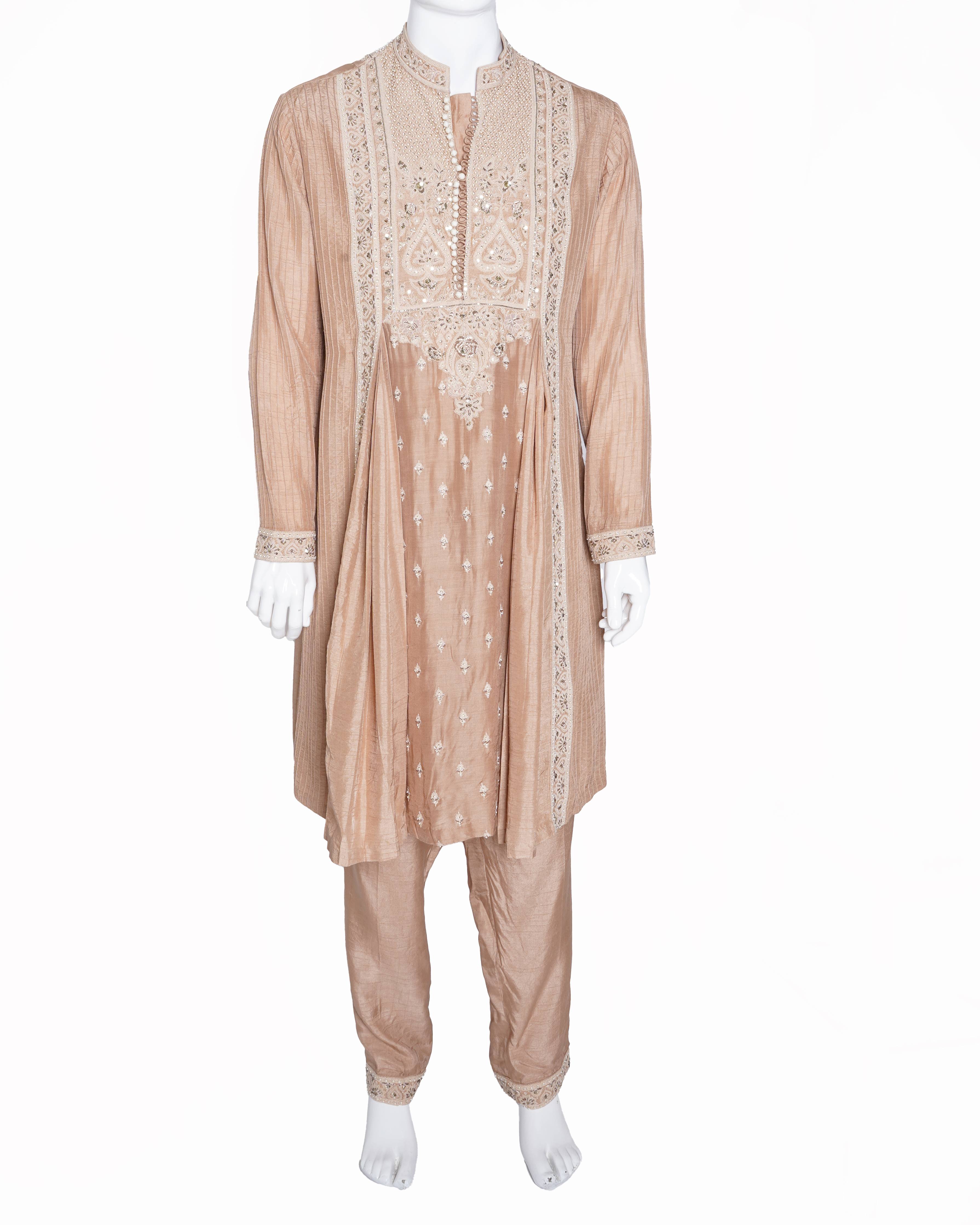 Torani embroidered kurta with pants for men
