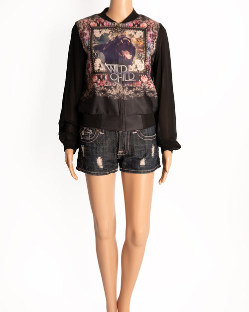 Falguni Shane Peacock bomber jacket