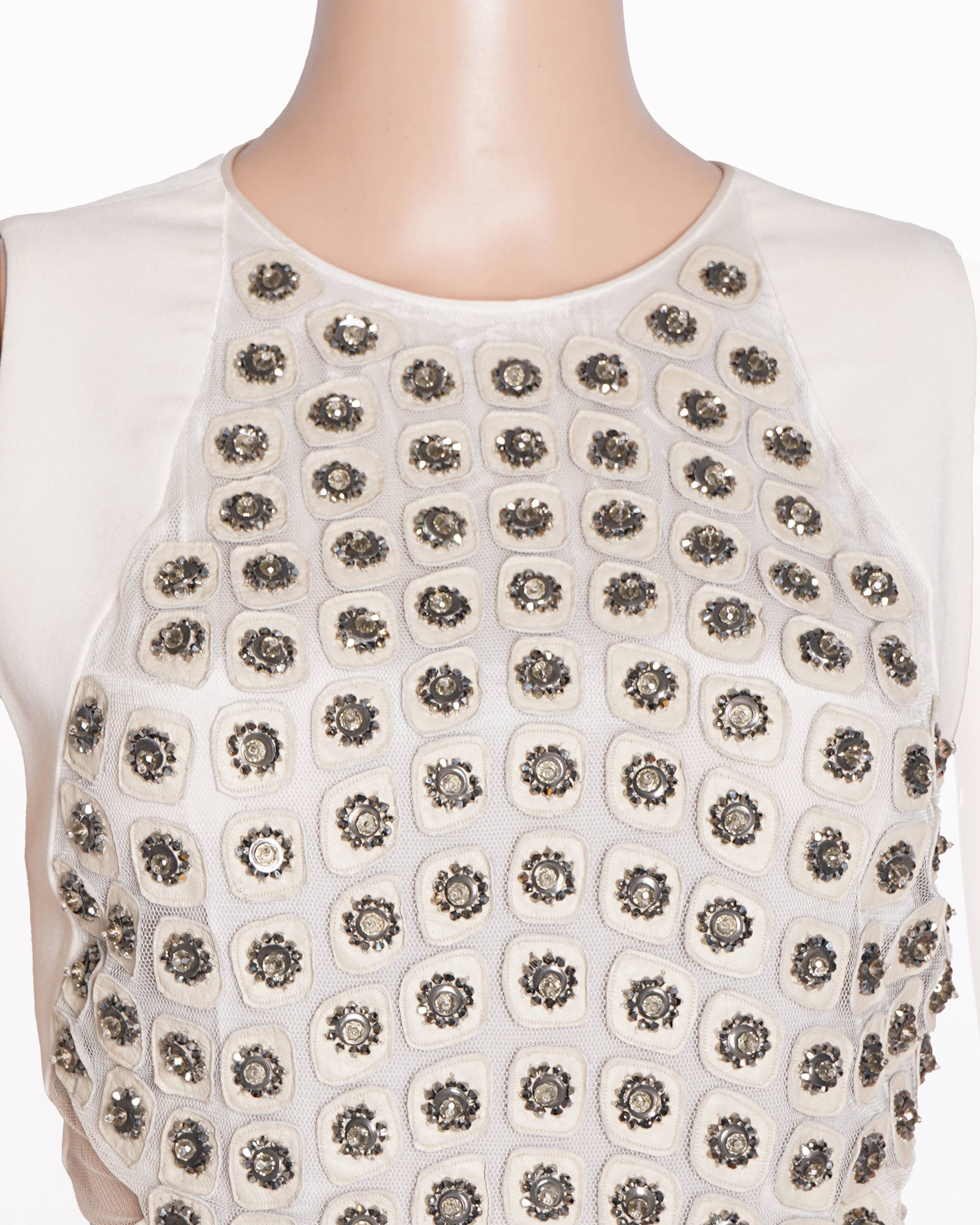 Rohit Gandhi & Rahul Khanna Beige embroidered top