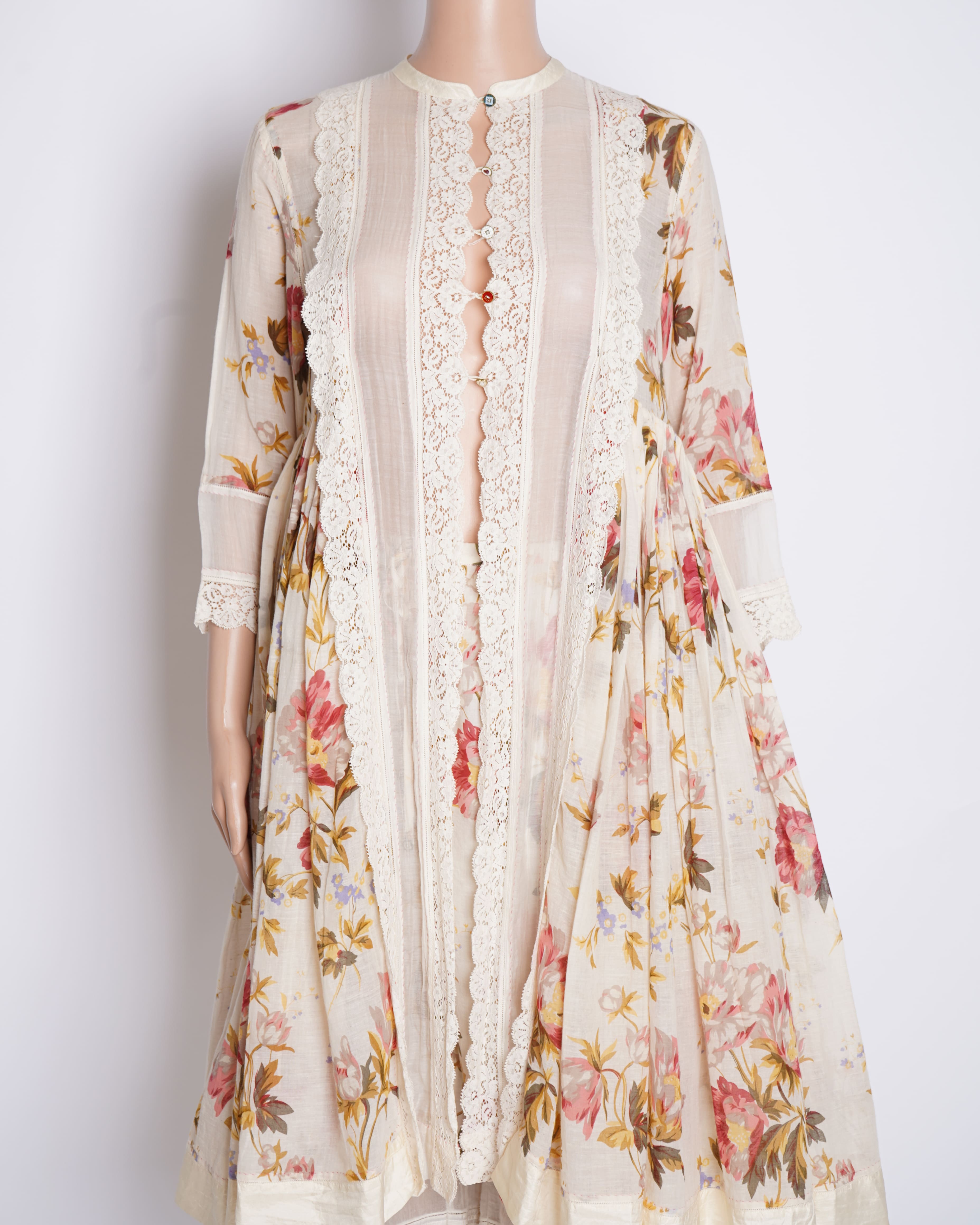 Pero Floral Kurta With Bottom Set