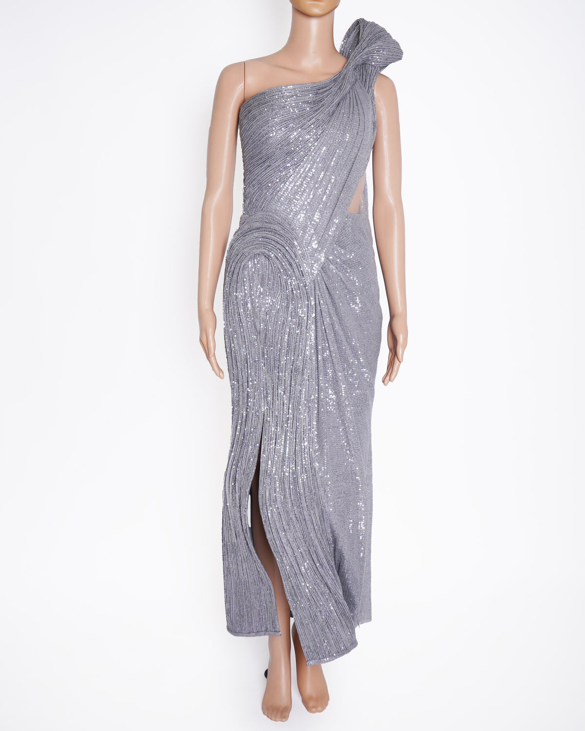 Gaurav Gupta Sculpted Gown In Grey
