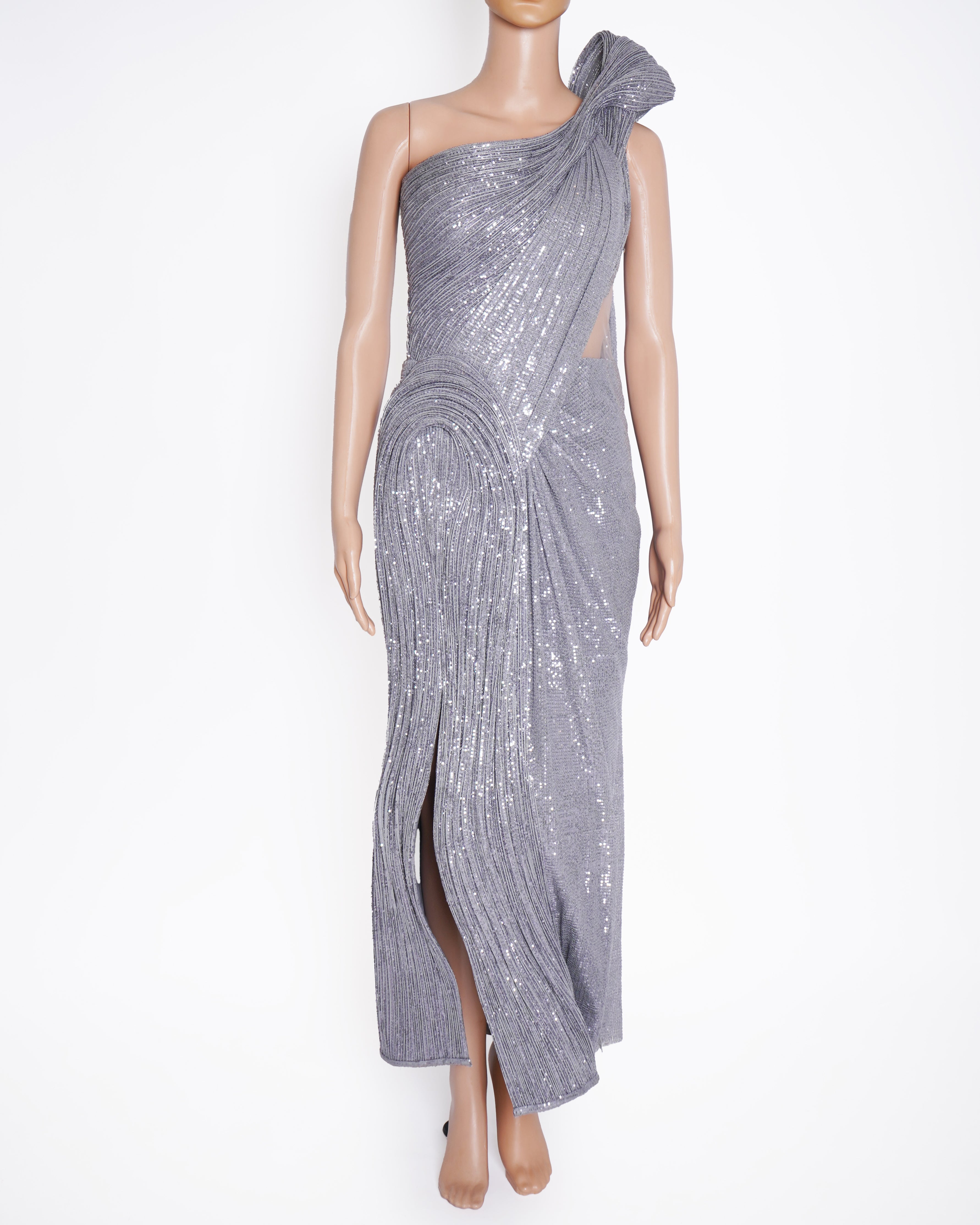 Gaurav Gupta Sculpted Gown In Grey