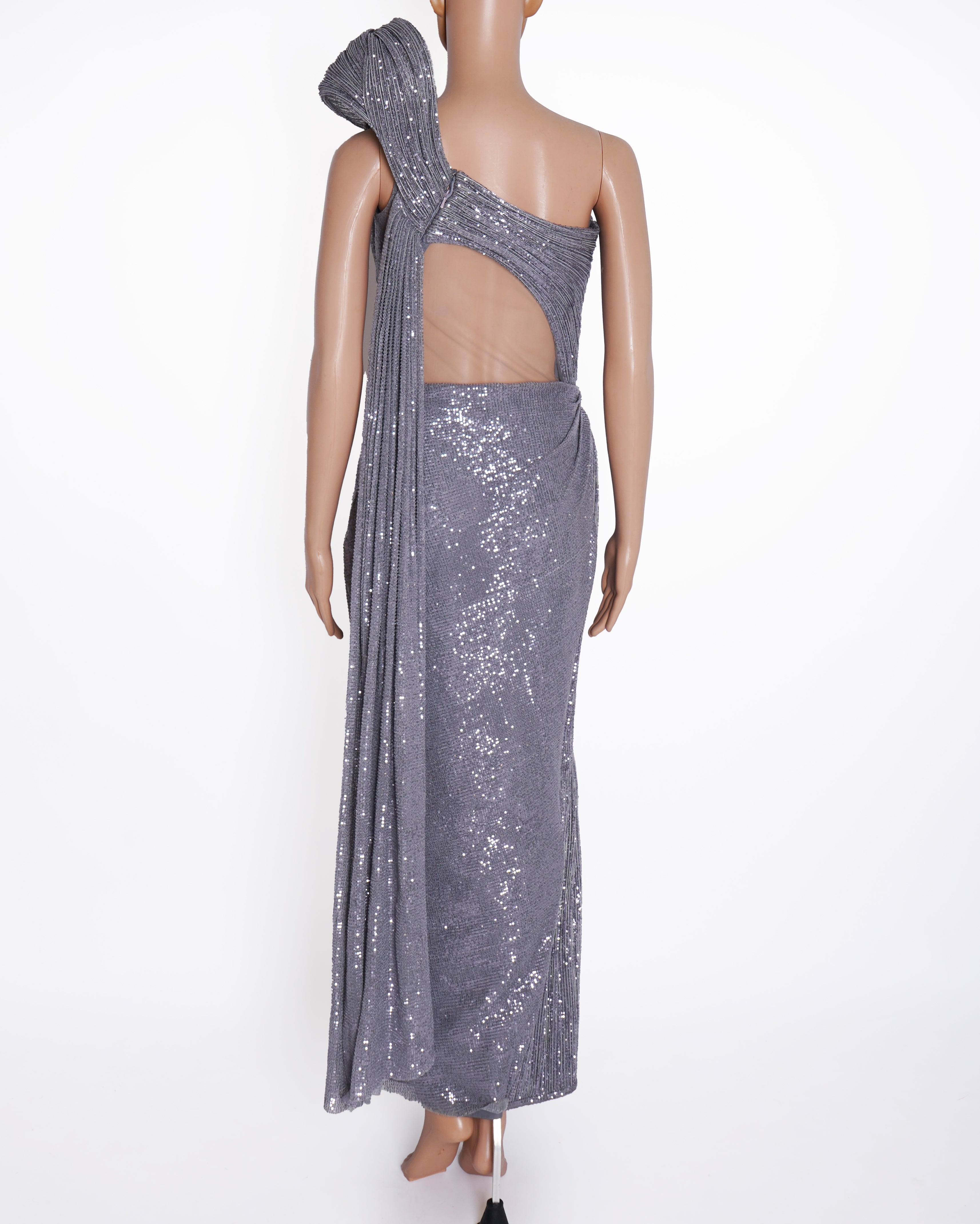 Gaurav Gupta Sculpted Gown In Grey