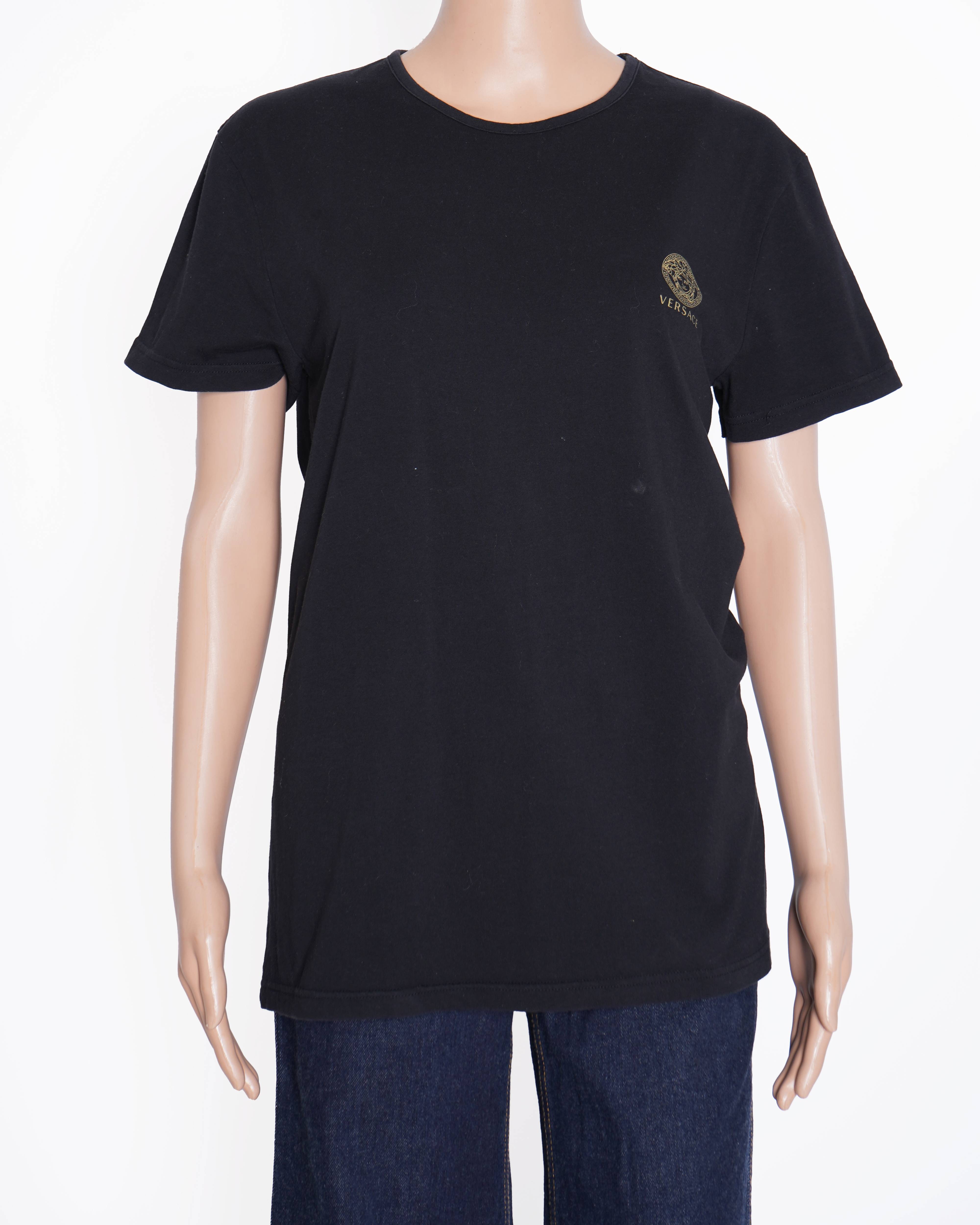 Versace Medusa Tshirt In black