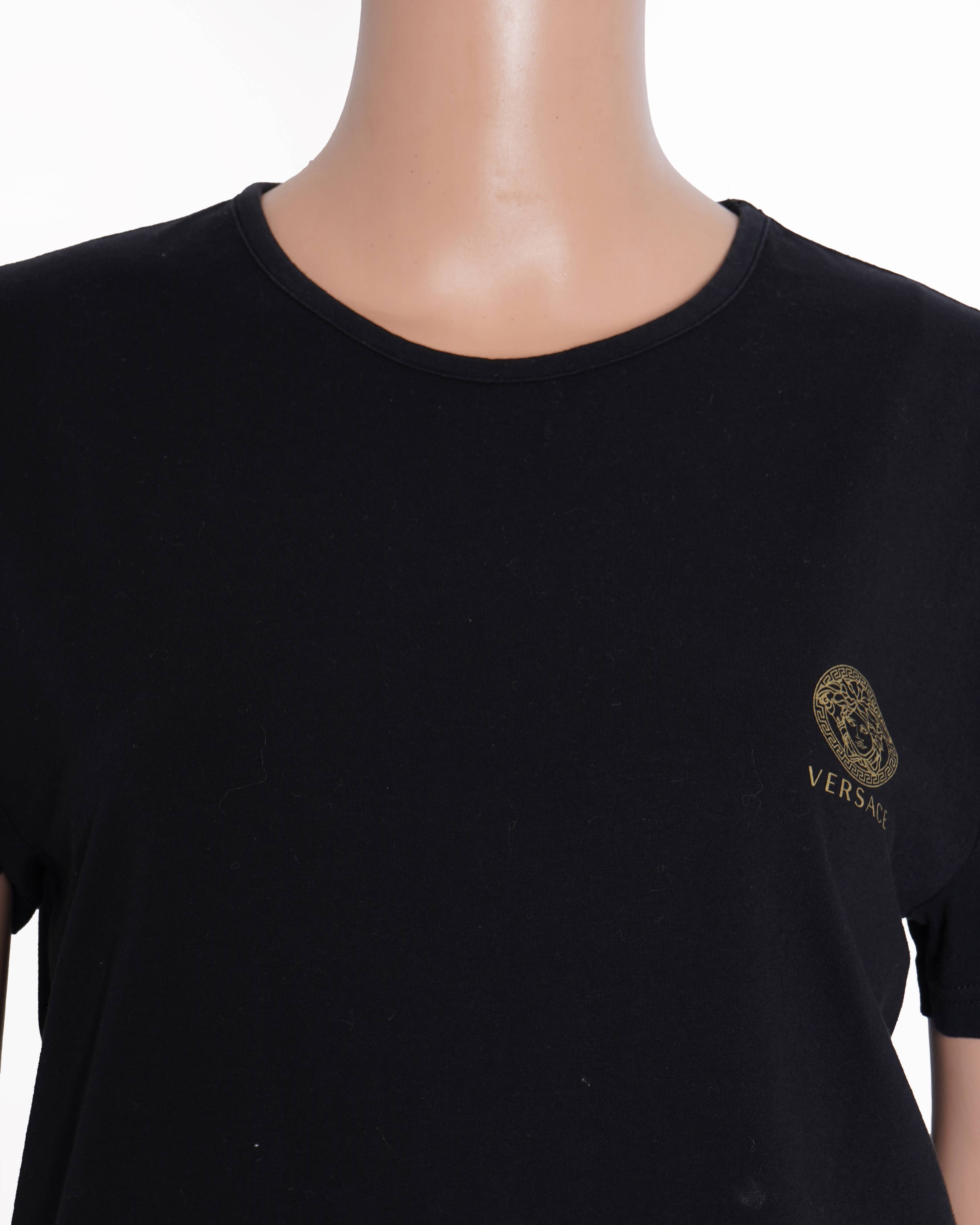 Versace Medusa Tshirt In black
