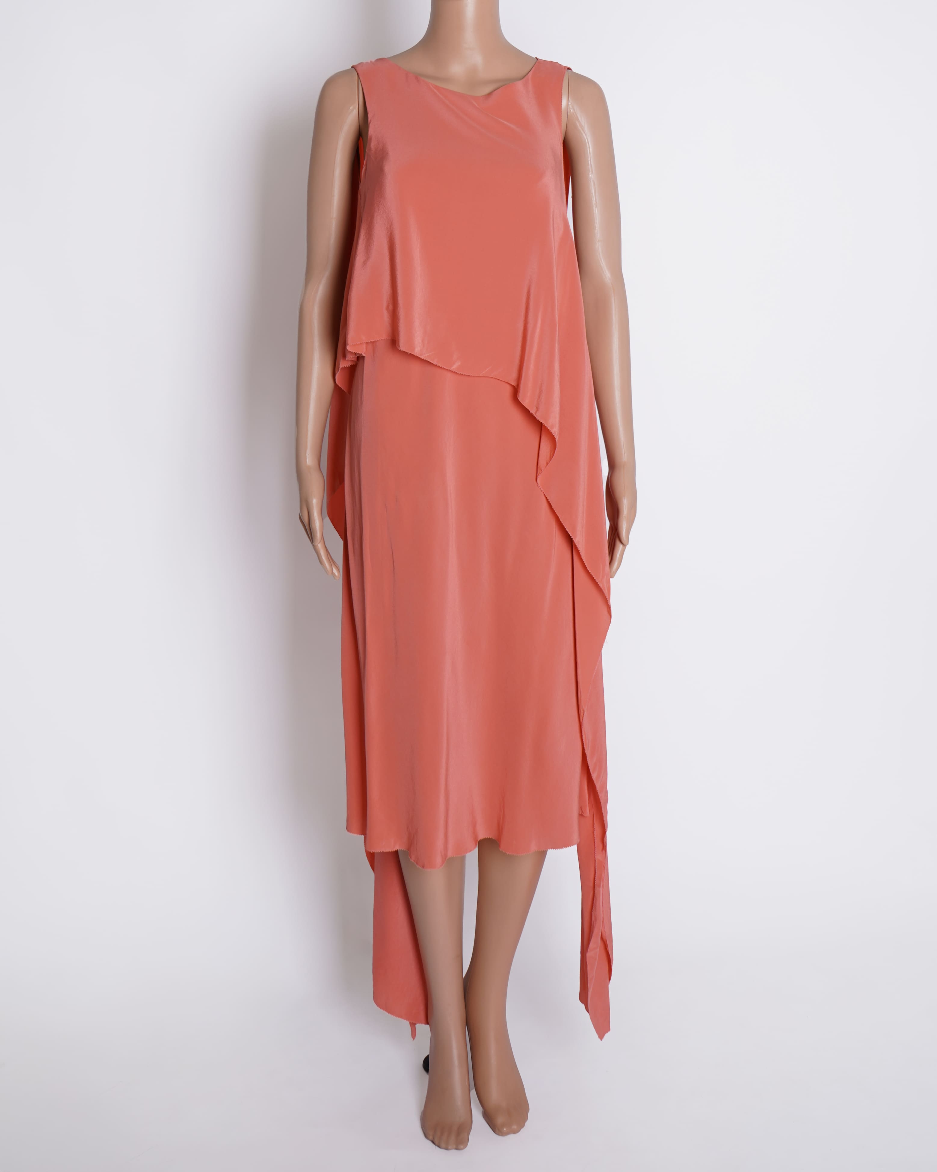 New All Dressed Up Musca Drape Goddess Dress