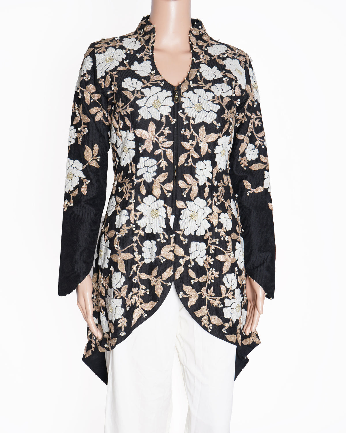 Shantanu Goenka embroidered zipper jacket