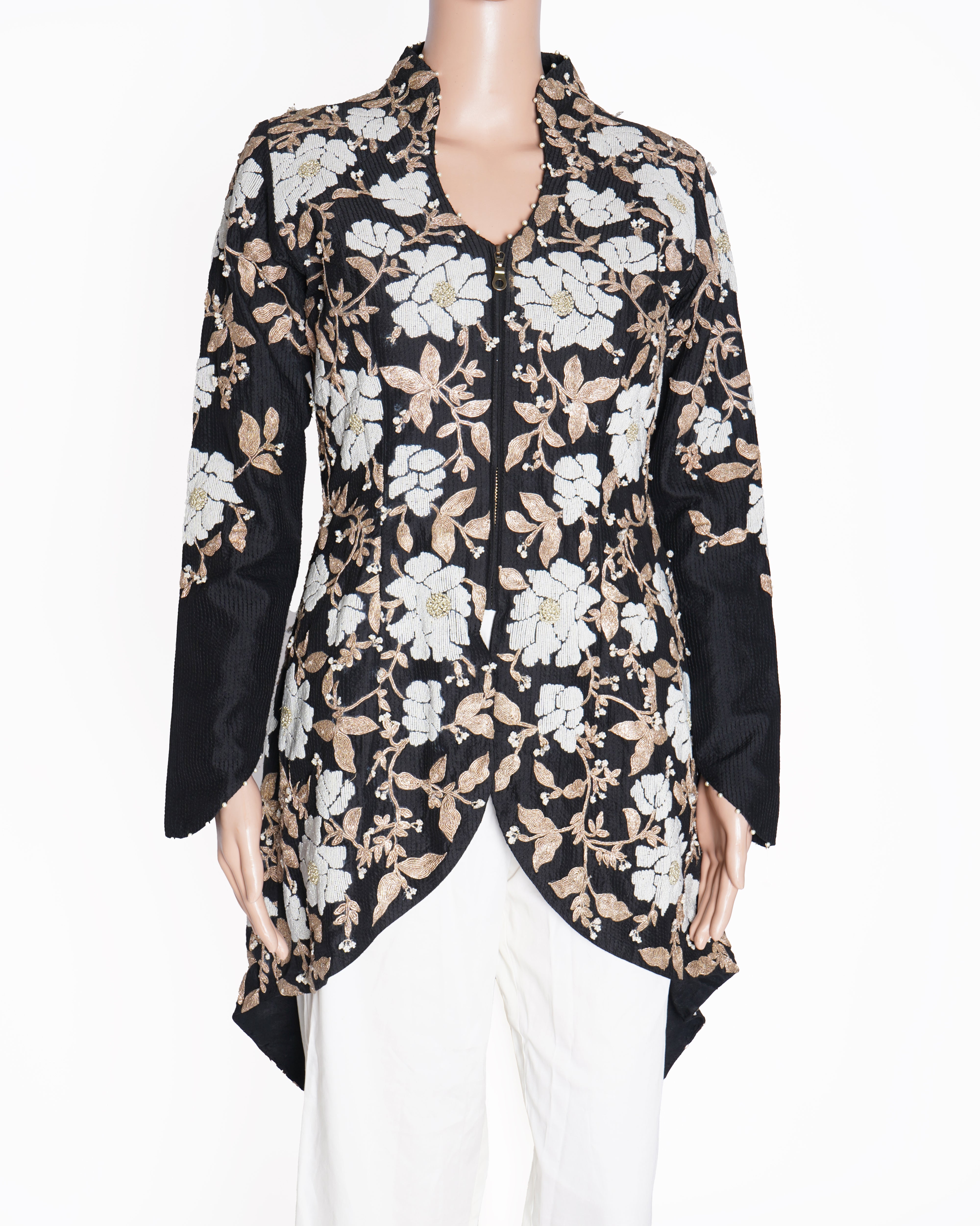 Shantanu Goenka embroidered zipper jacket