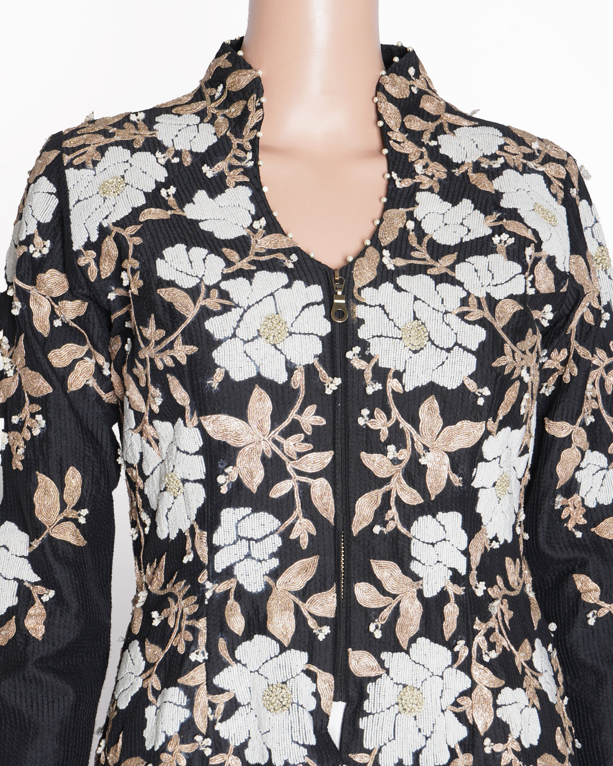Shantanu Goenka embroidered zipper jacket
