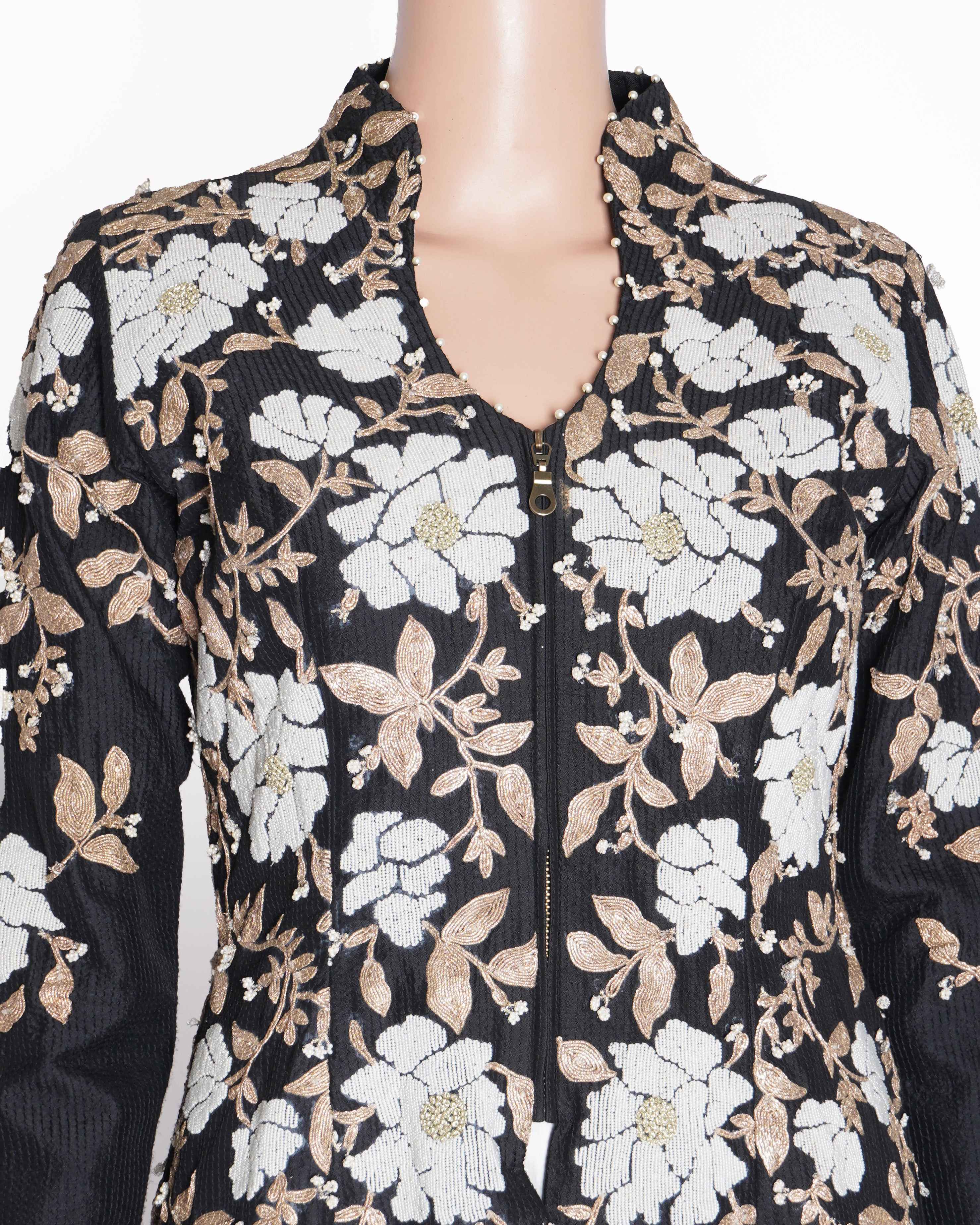 Shantanu Goenka embroidered zipper jacket