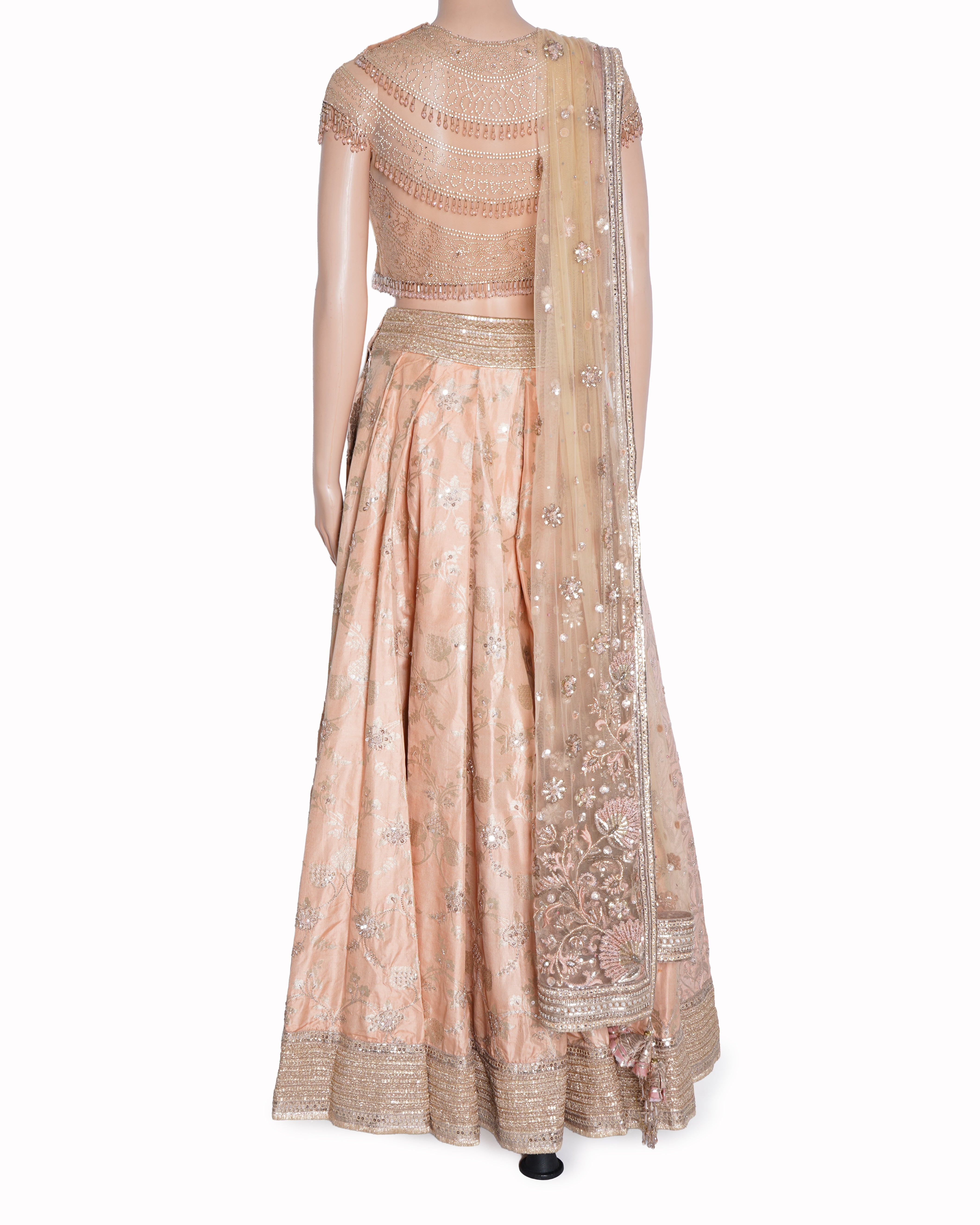 Tarun Tahiliani pink embroidered lehenga set
