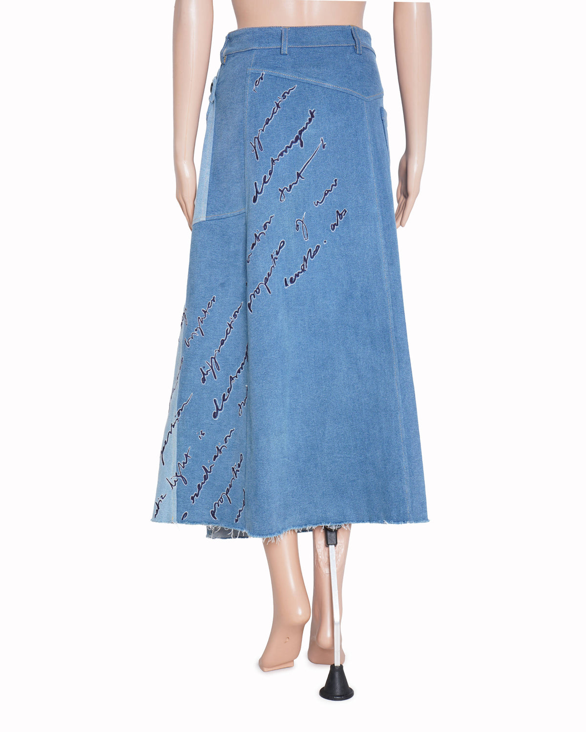 Moonray denim printed skirt