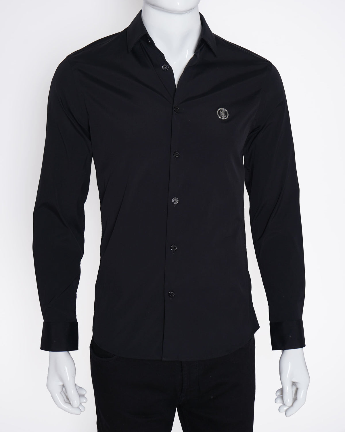 New Burberry Shirt In Black