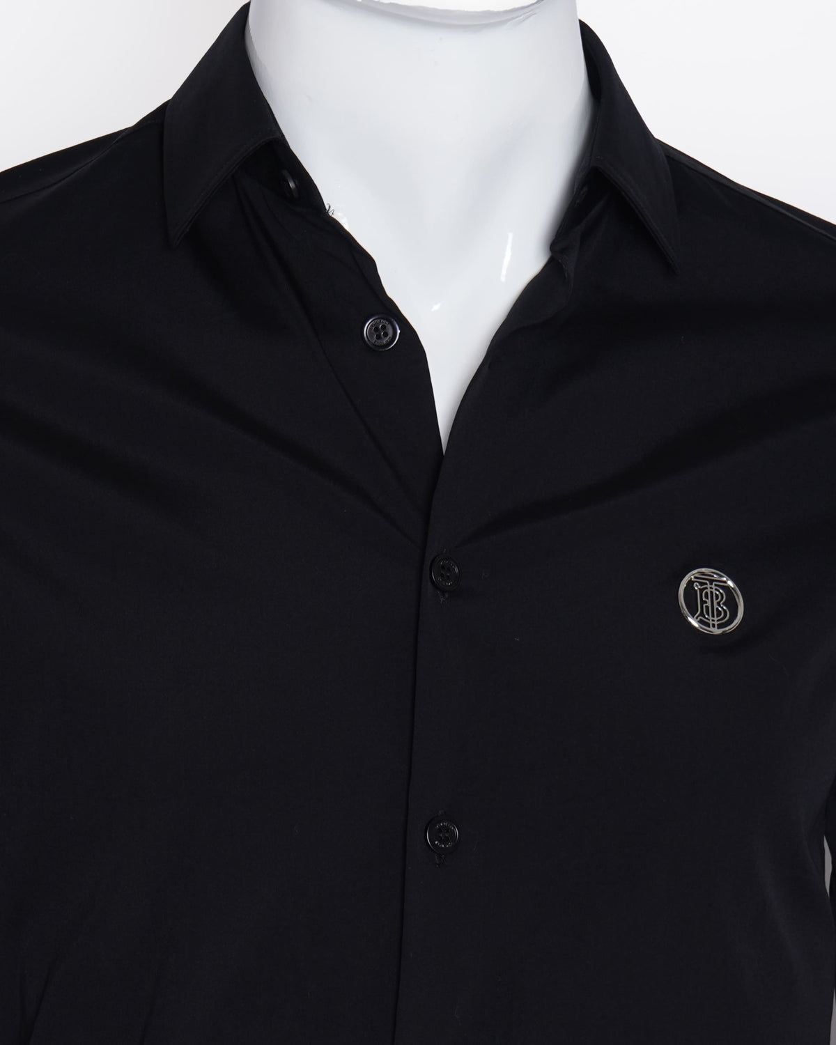 New Authentic Pre-loved My Almari: Burberry Black Button-Down Shirt New Authentic Pre-loved My Almari: Burberry Black Button-Down Shirt