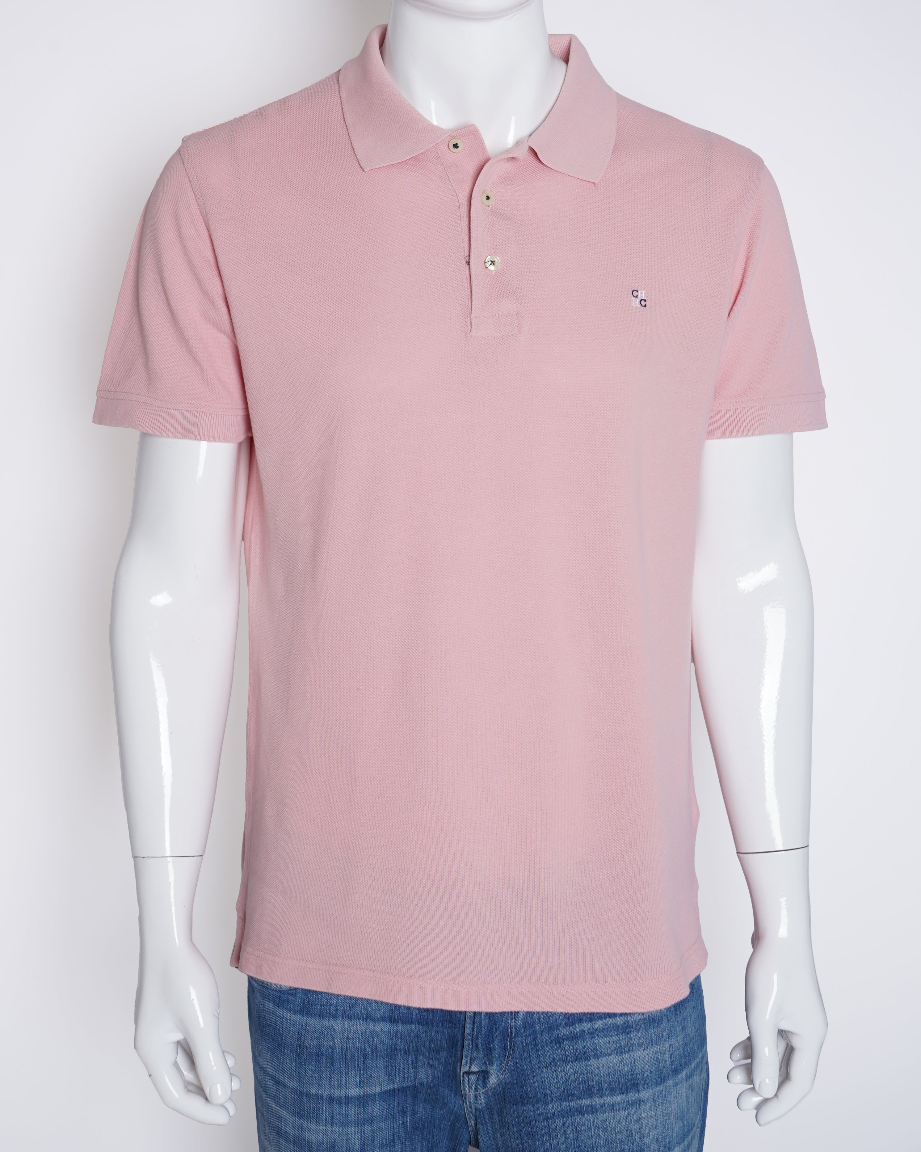 Carolina Herrera Polo Men's Tshirt In Light Pink