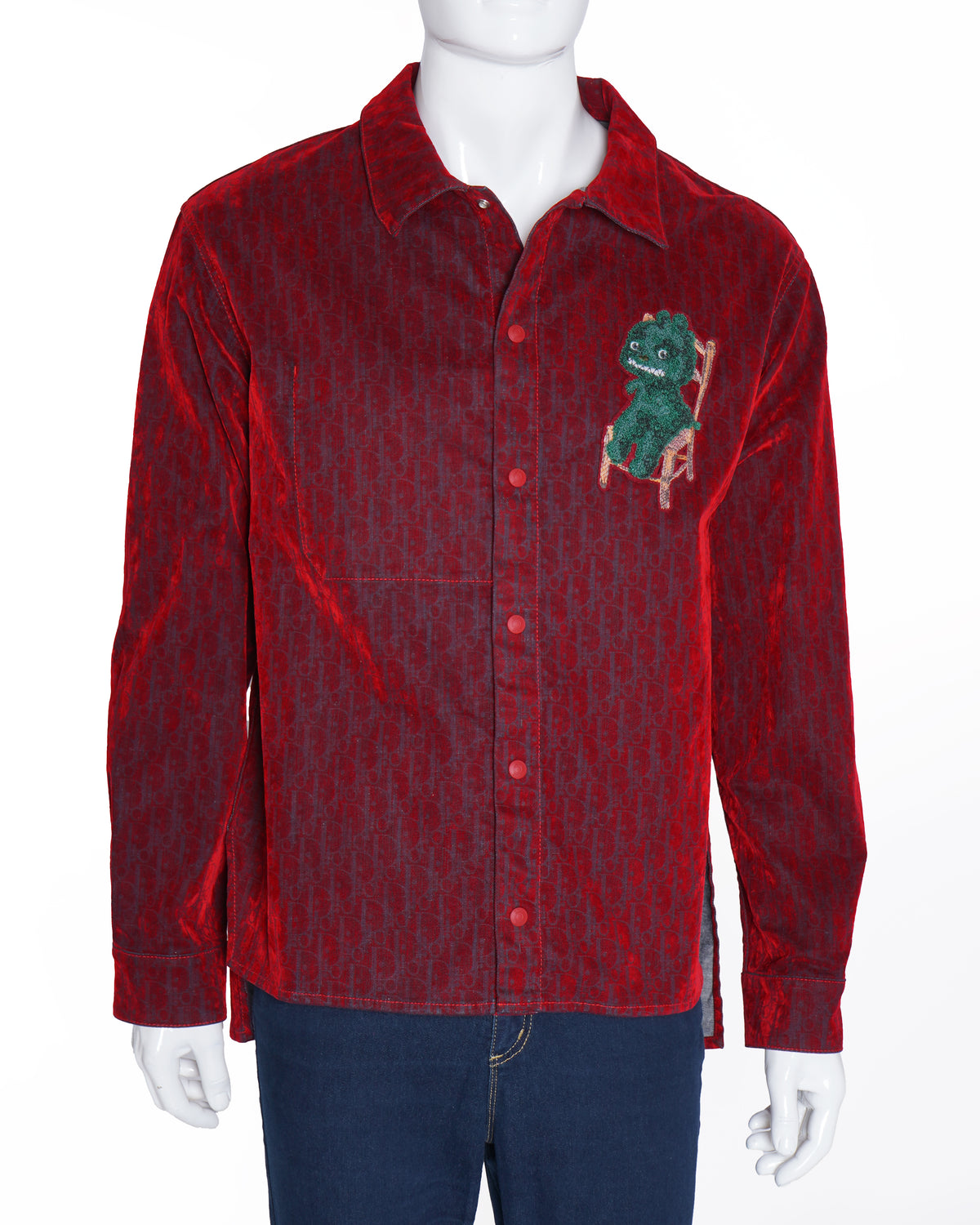 Dior textured button down shirt