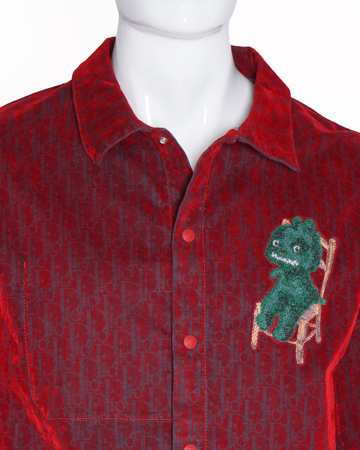 Dior textured button down shirt