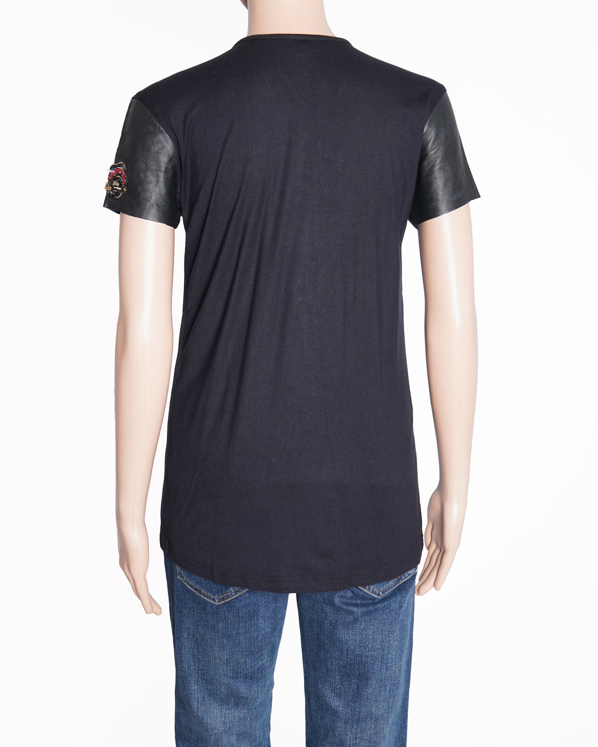 Monisha Jaising Black Half Sleeve Top