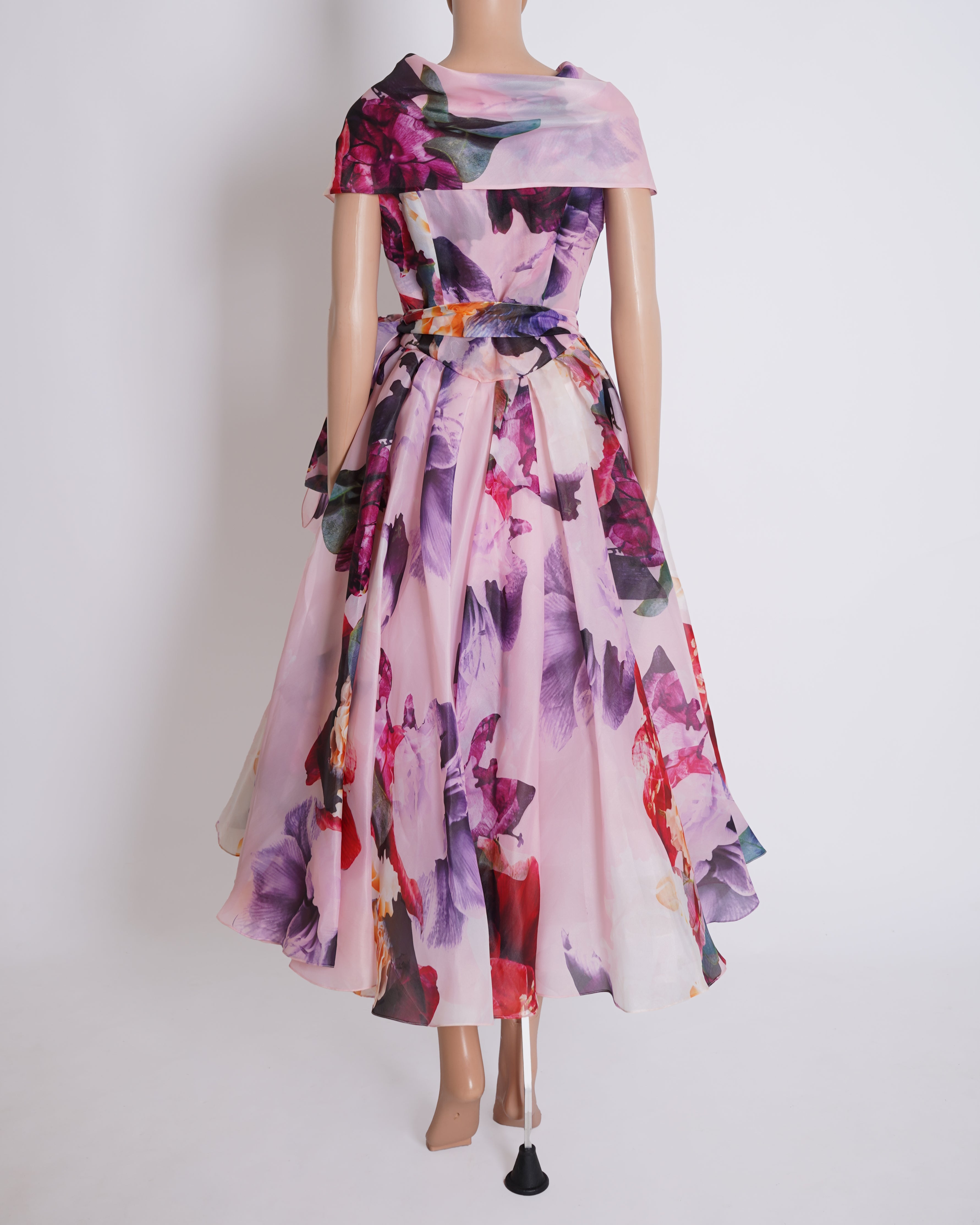 New Gauri & Nainika Floral Dress In Pink