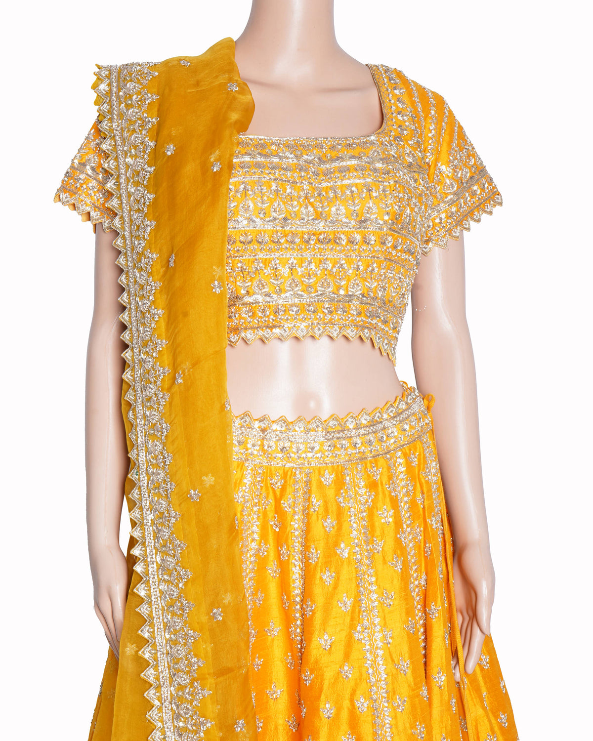 Anushree Reddy Yellow Base Embroidered Lehenga Set In Yellow