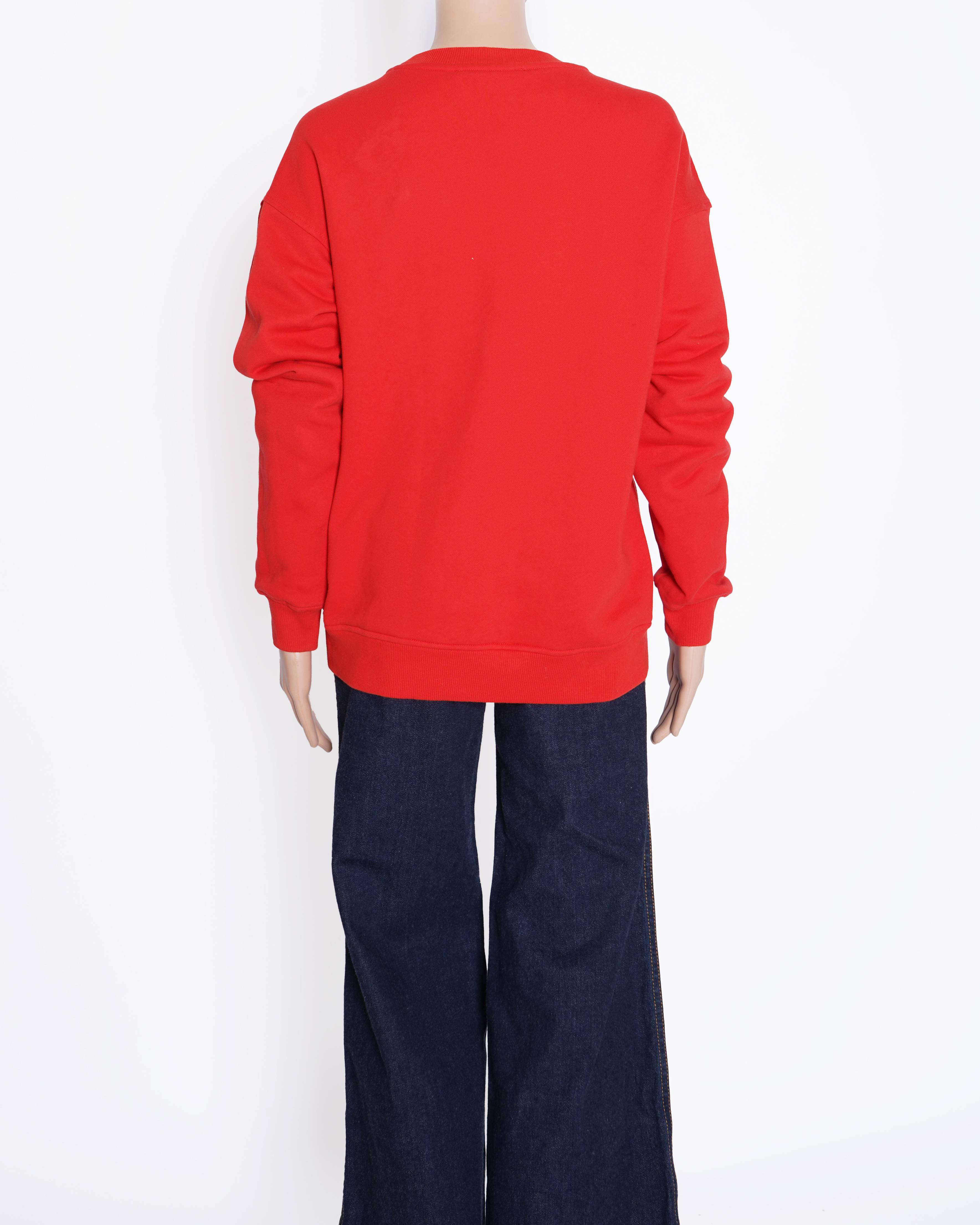 【値下げ済】MOSCHINO H&amp;M コラボスウェット mサイズ 中古］MOSCHINO H&M コラボ トレーナー | FLAWLESS