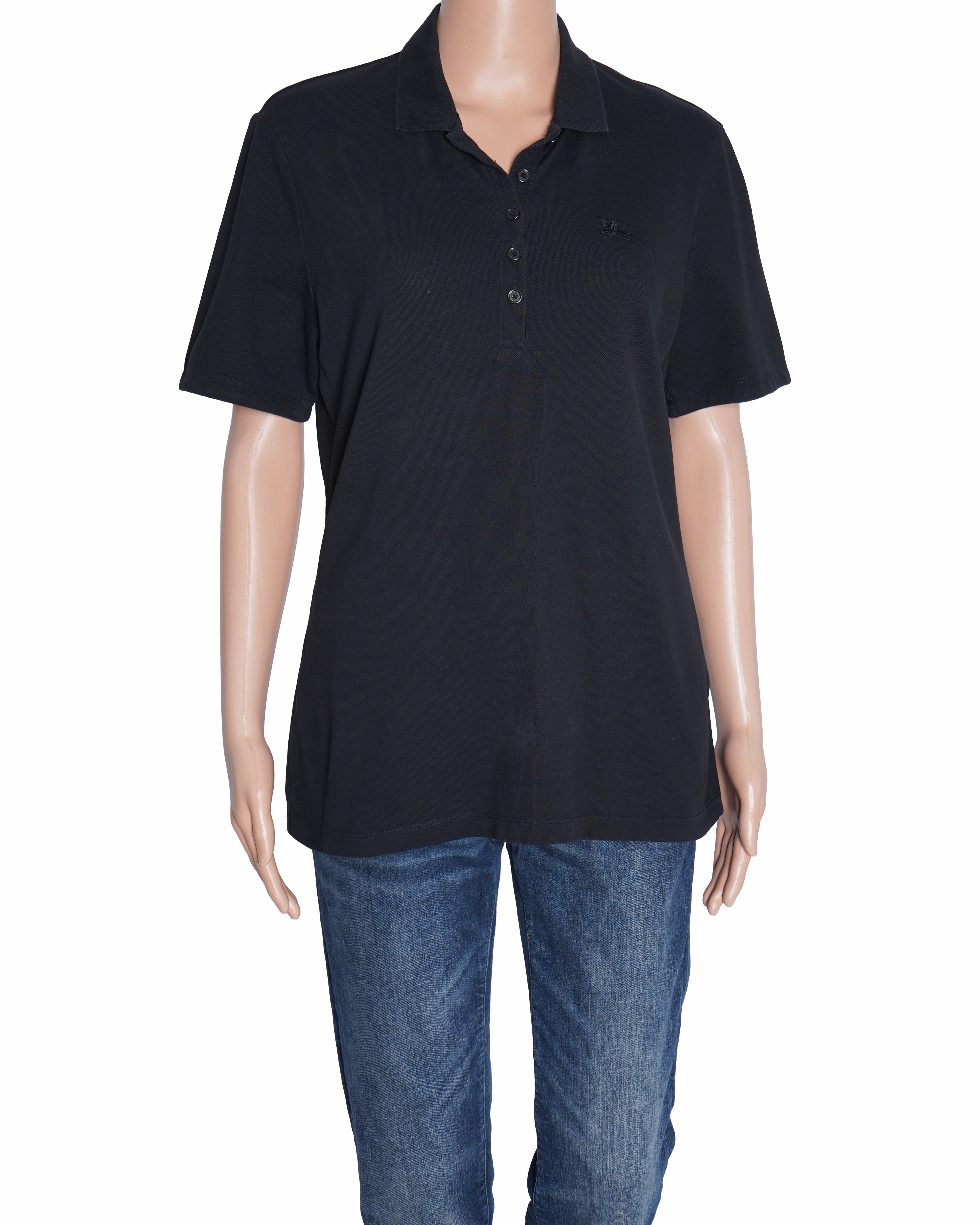 Burberry Black polo T shirt