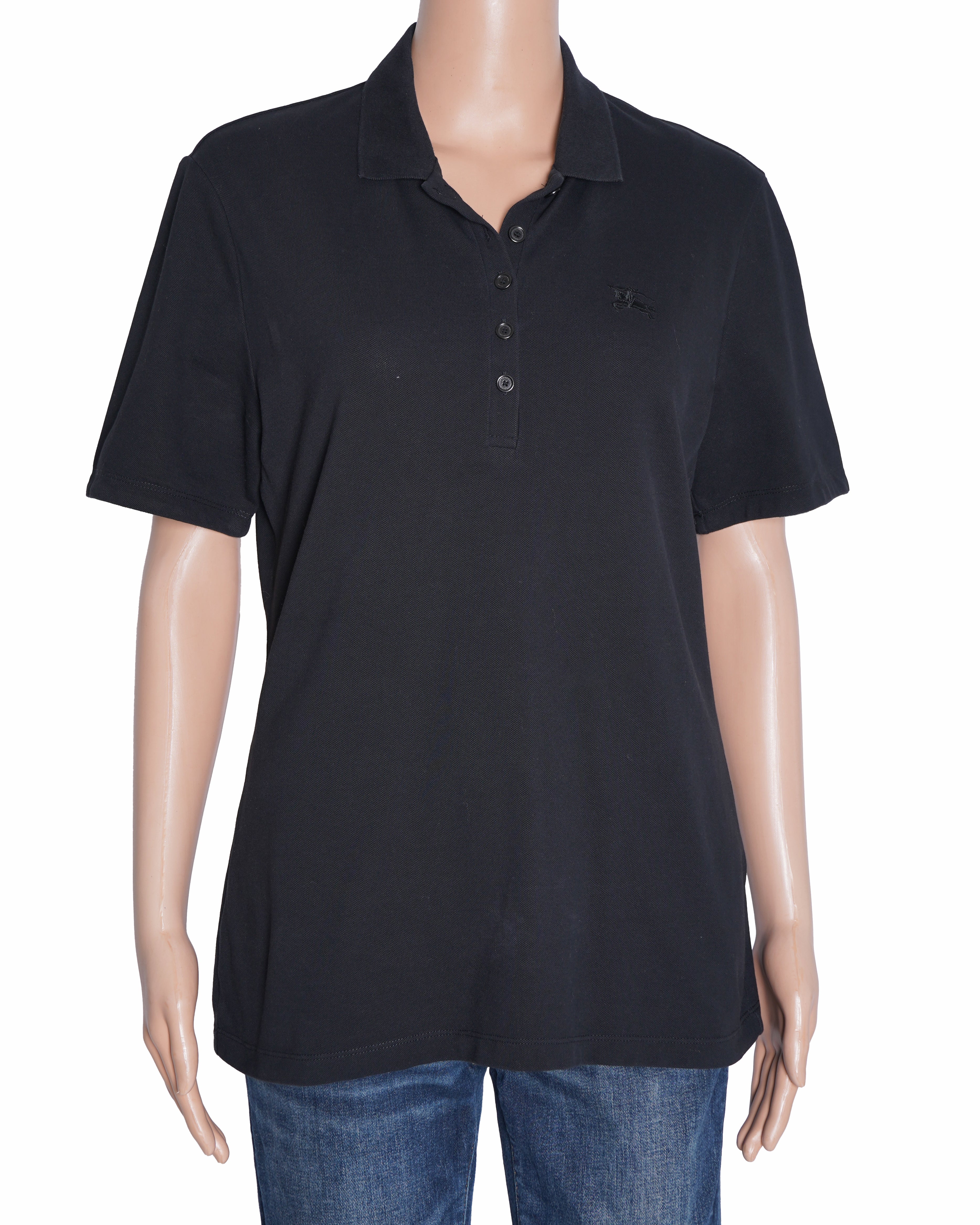 Burberry Black polo T shirt