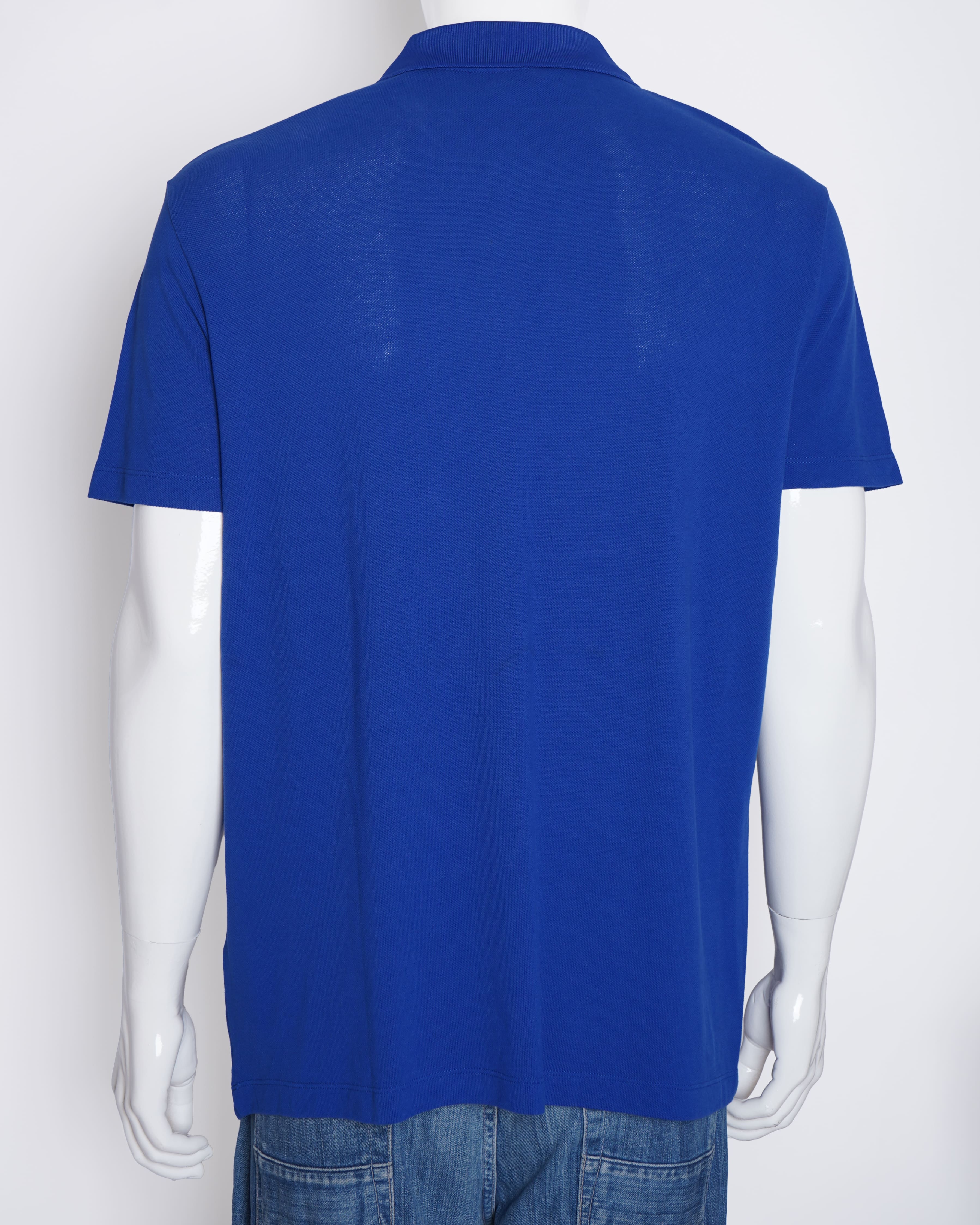 Armani Exchange Royal blue polo half sleeve tshirt for men