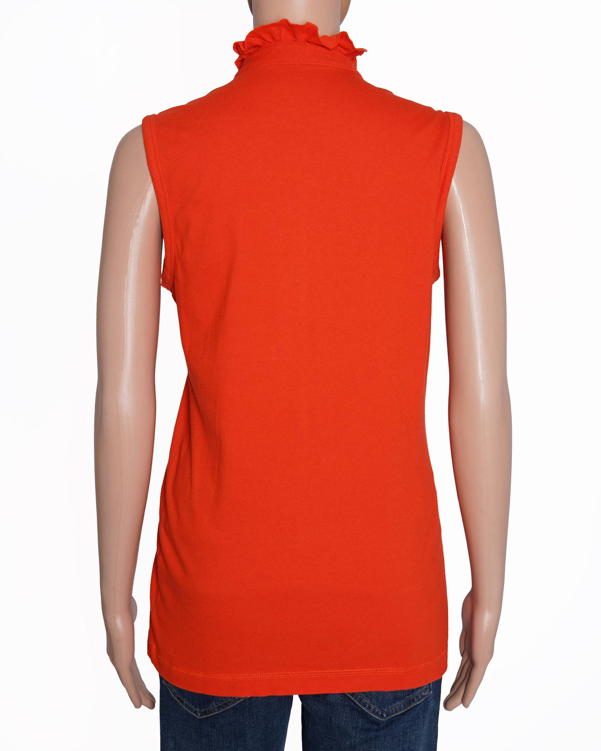 Tory Burch Gather Detail Top In Orange