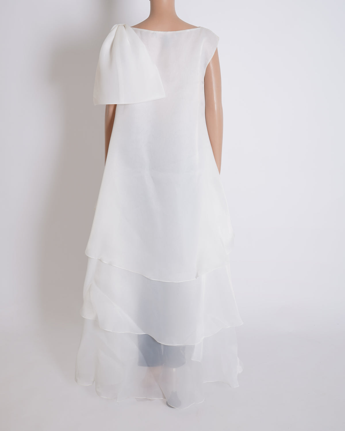 New Gauri & Nainika Layered Top In Ivory