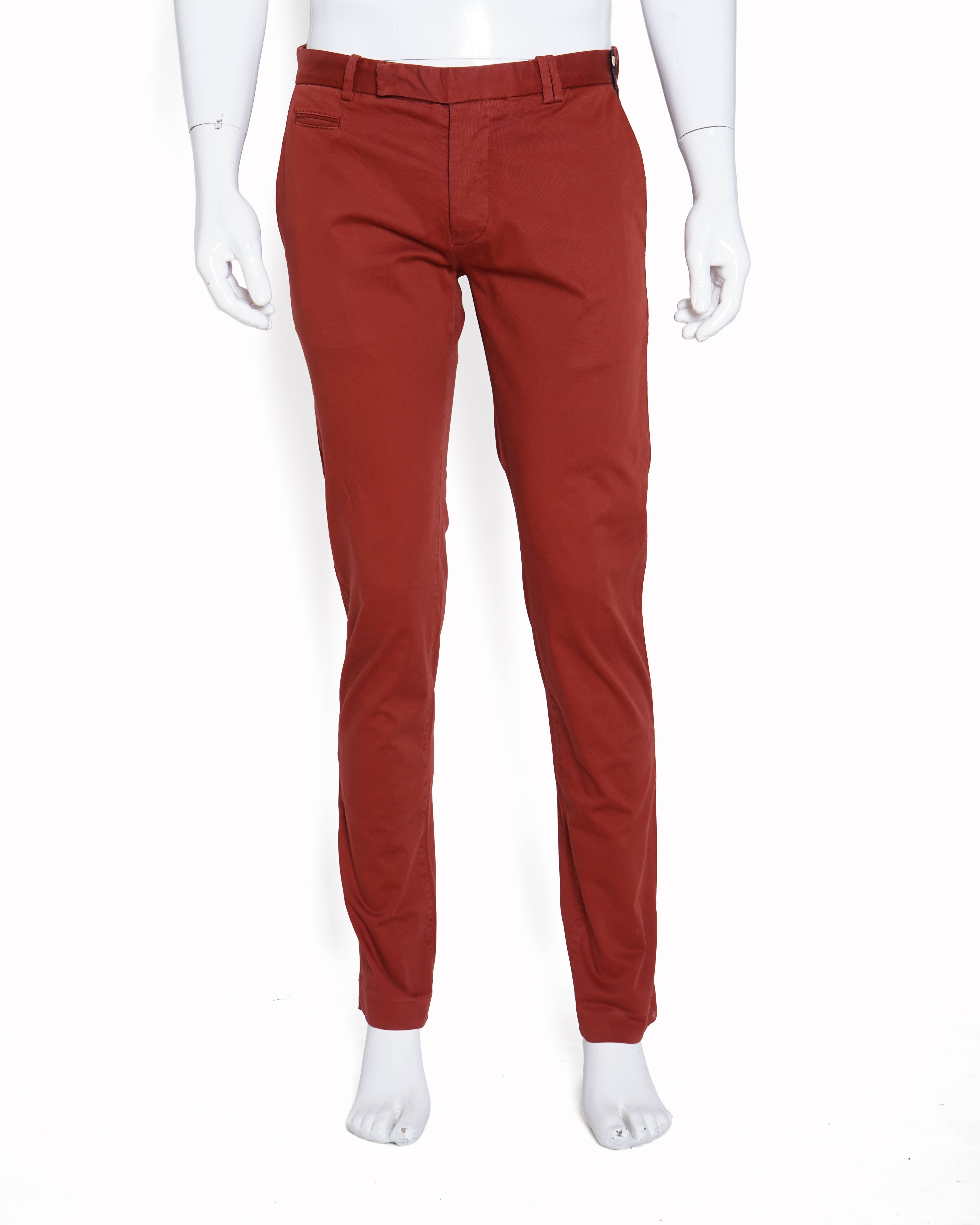 Fendi Men's Pants In The Shade Of Rust